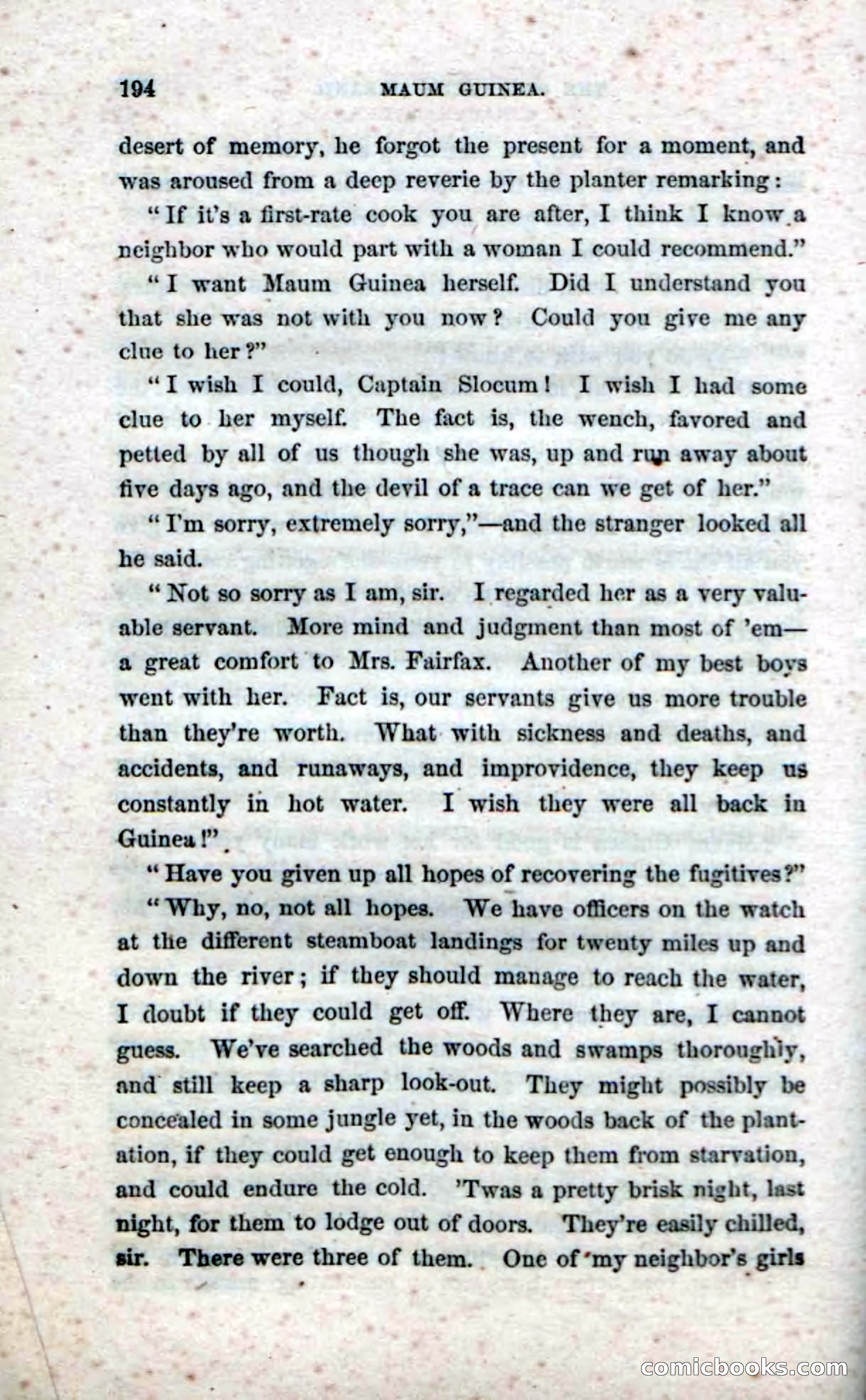 Beadle's Dime Novels No. 33: Maum Guinea and Her Plantation Children — page 204 of 228