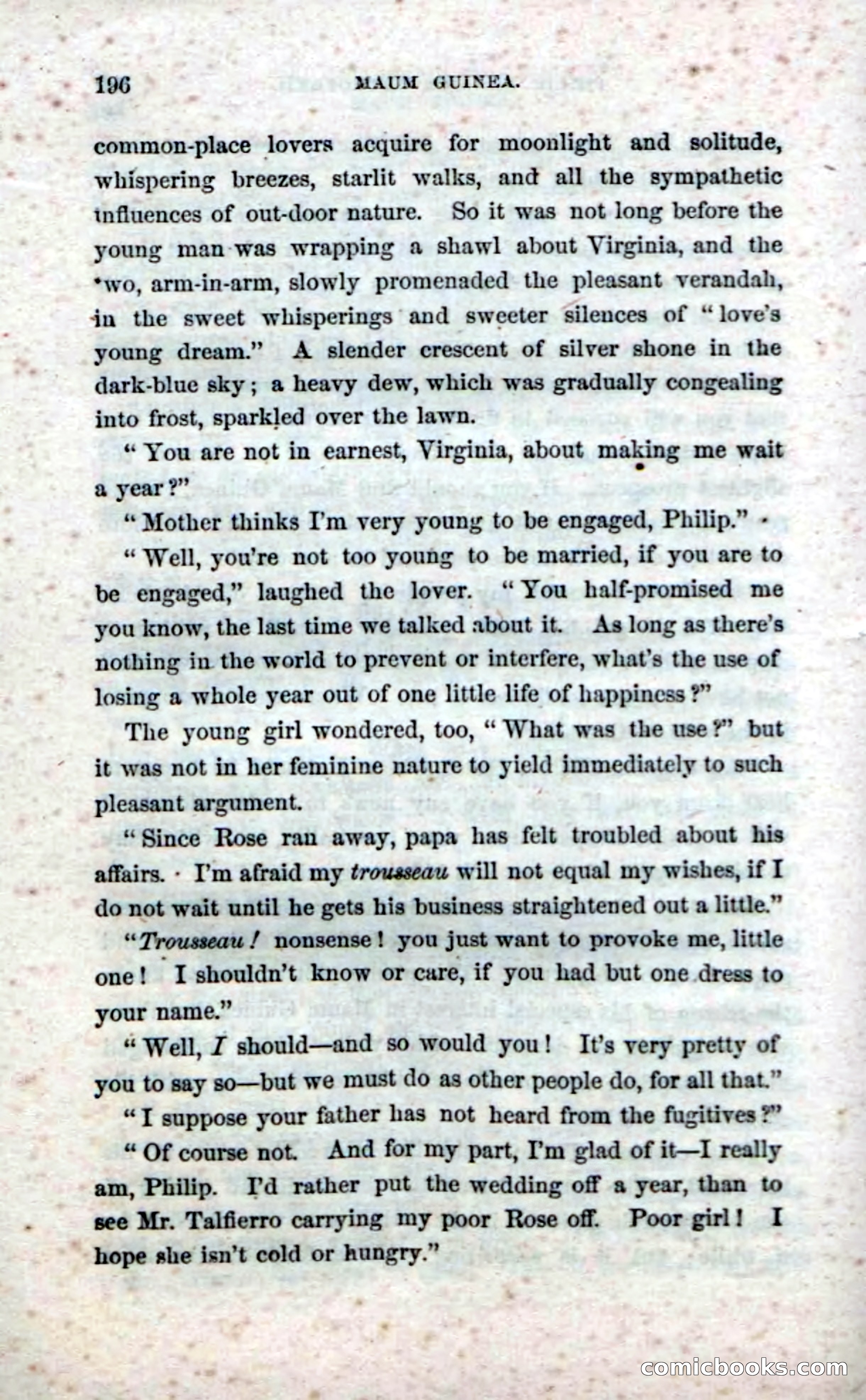 Beadle's Dime Novels No. 33: Maum Guinea and Her Plantation Children — page 206 of 228