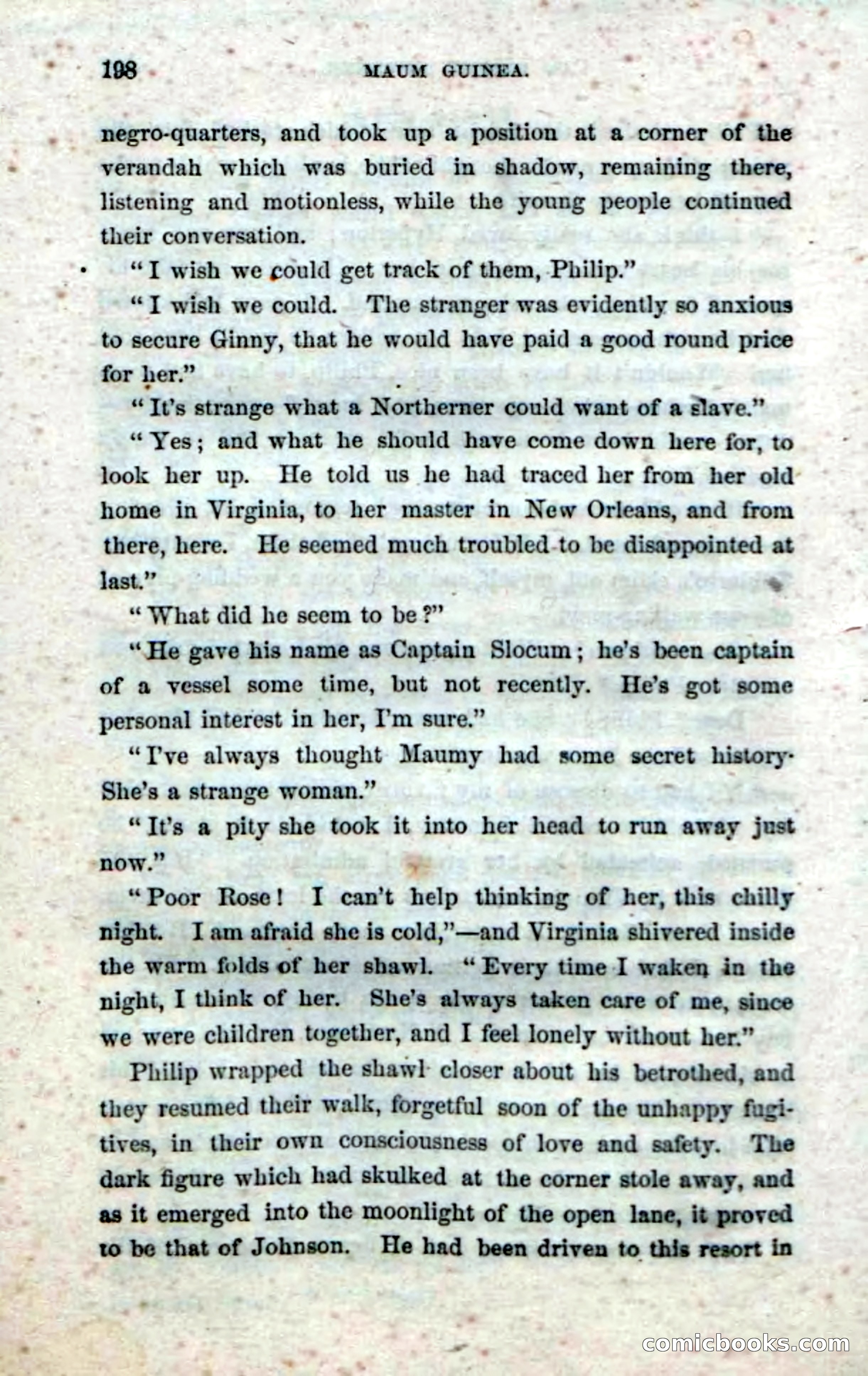 Beadle's Dime Novels No. 33: Maum Guinea and Her Plantation Children — page 208 of 228