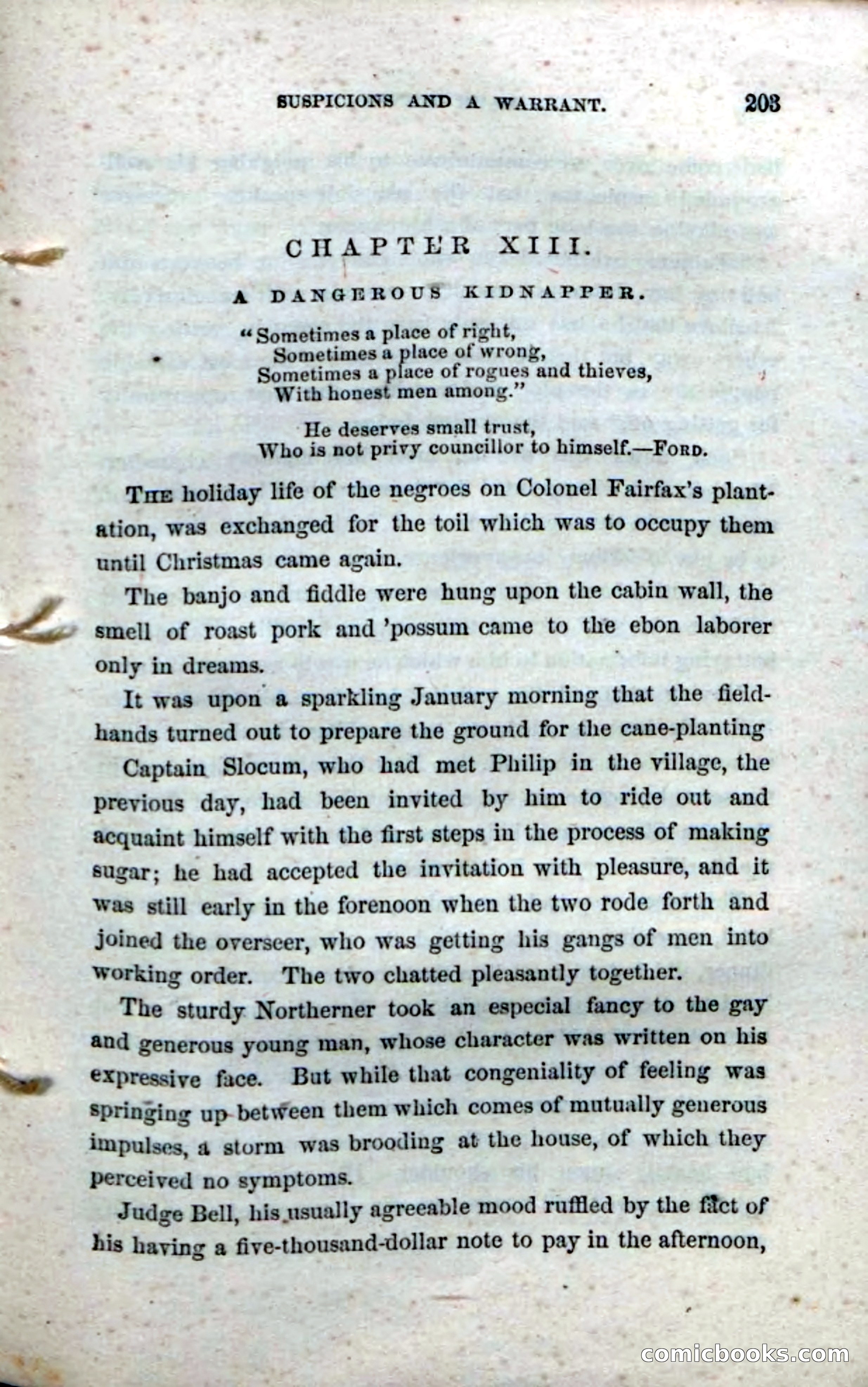 Beadle's Dime Novels No. 33: Maum Guinea and Her Plantation Children — page 213 of 228
