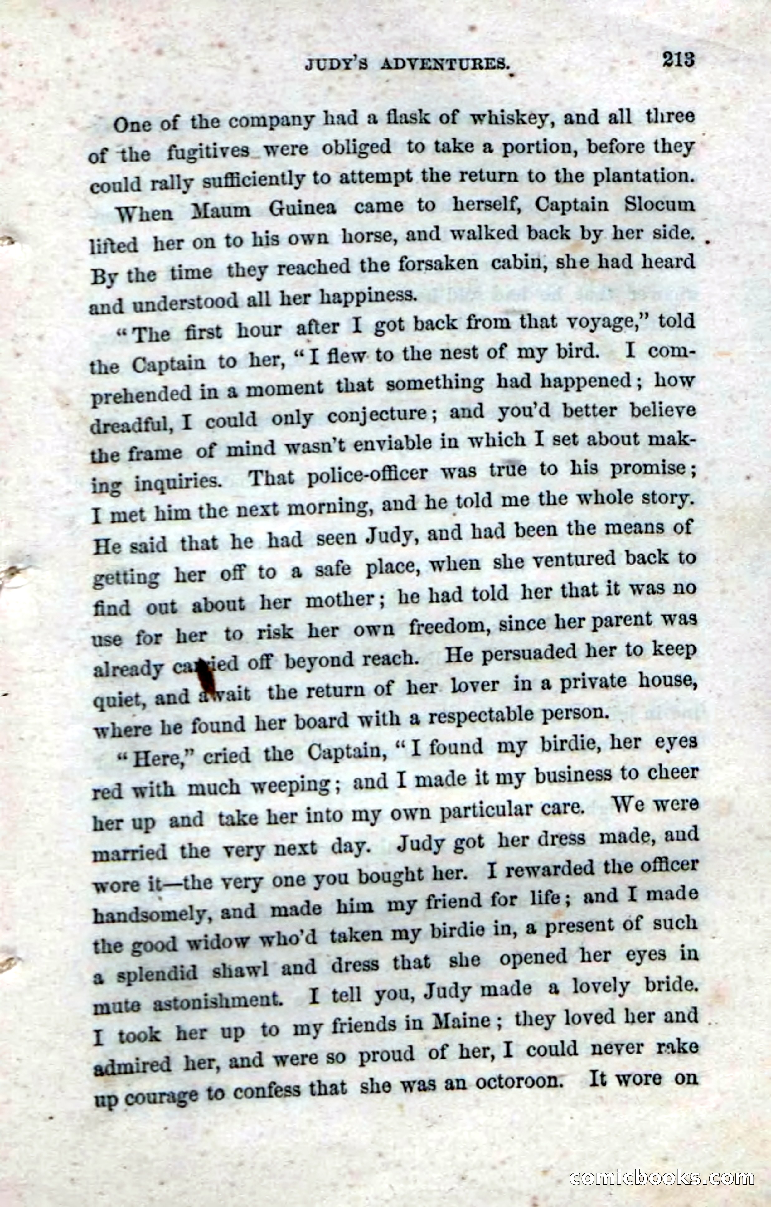Beadle's Dime Novels No. 33: Maum Guinea and Her Plantation Children — page 223 of 228