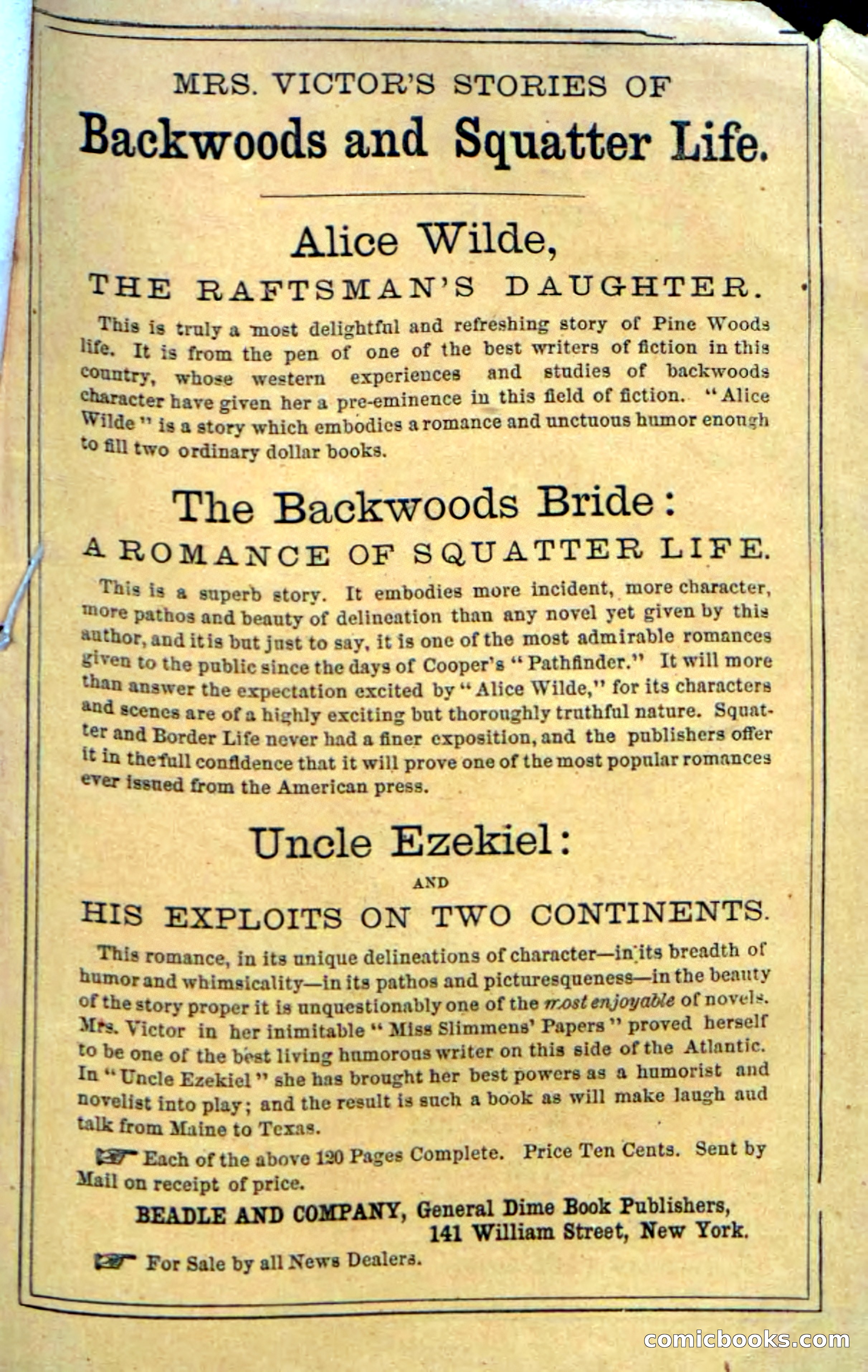 Beadle's Dime Novels No. 33: Maum Guinea and Her Plantation Children — page 227 of 228