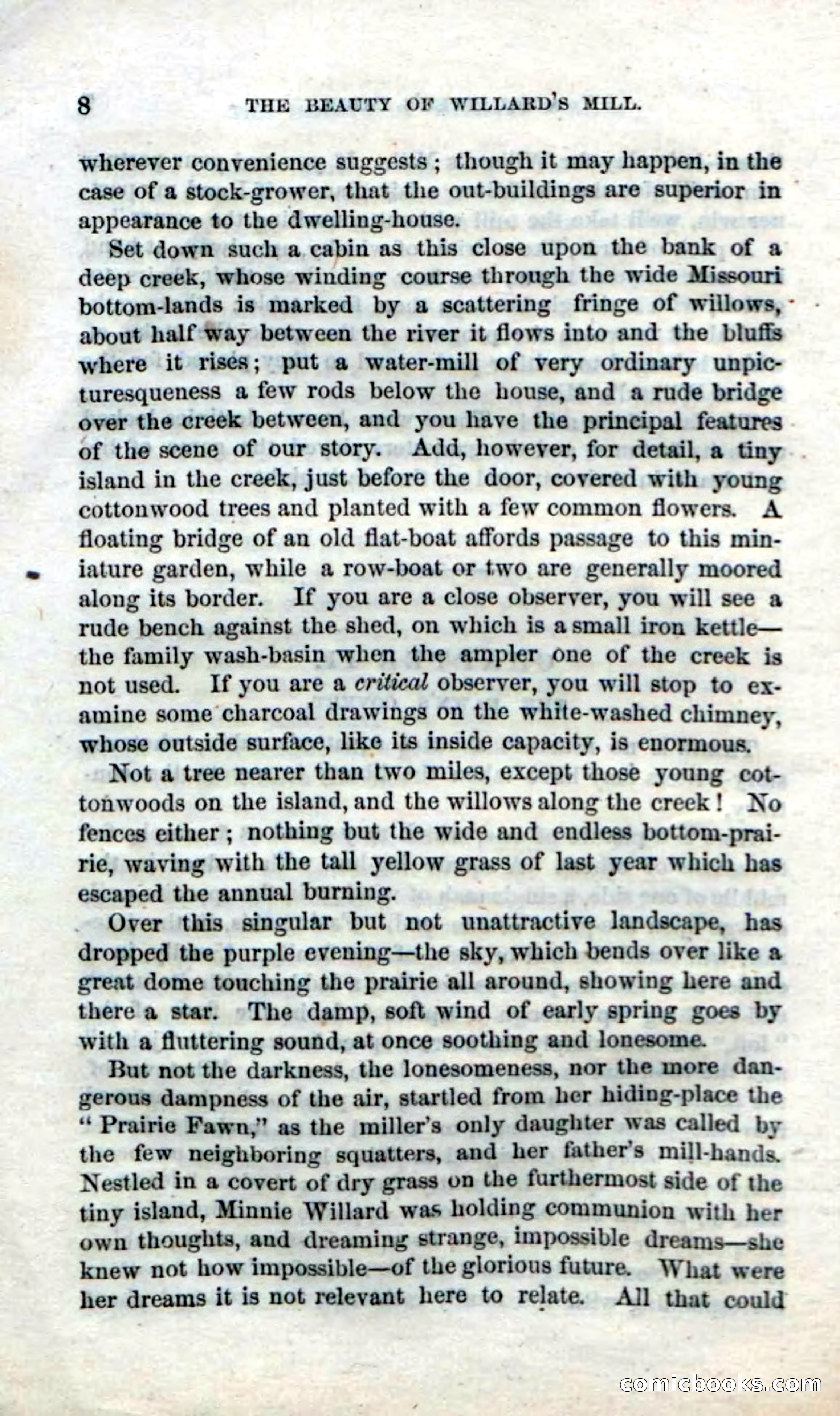 Beadle's Dime Novels No. 35: East and West — page 8 of 114