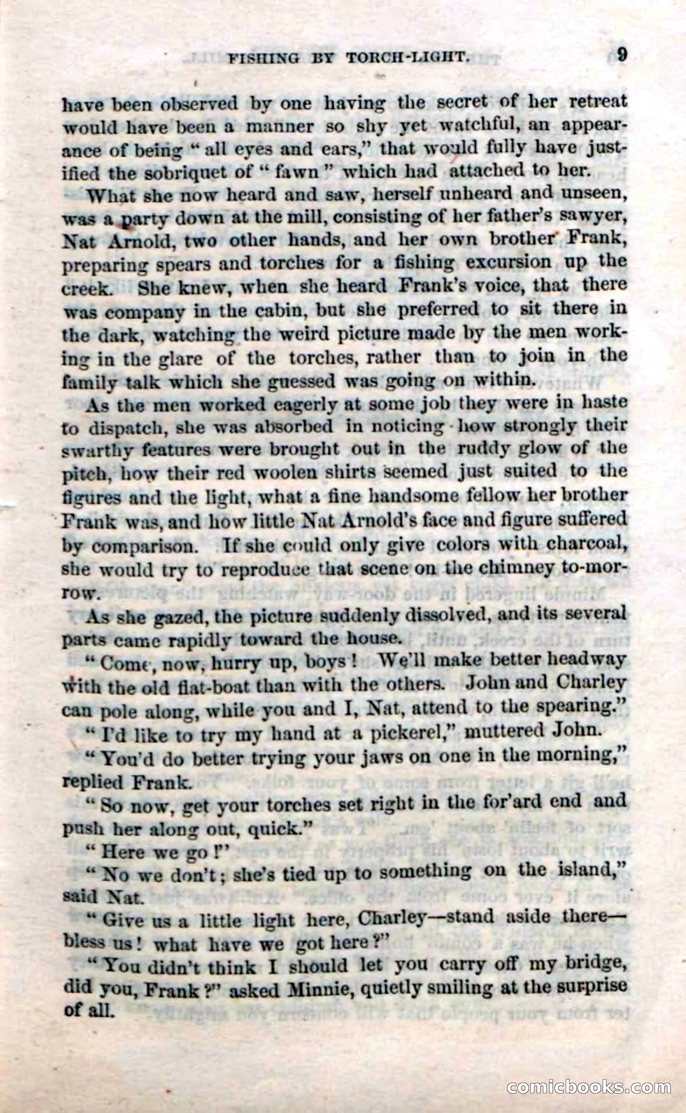 Beadle's Dime Novels No. 35: East and West — page 9 of 114
