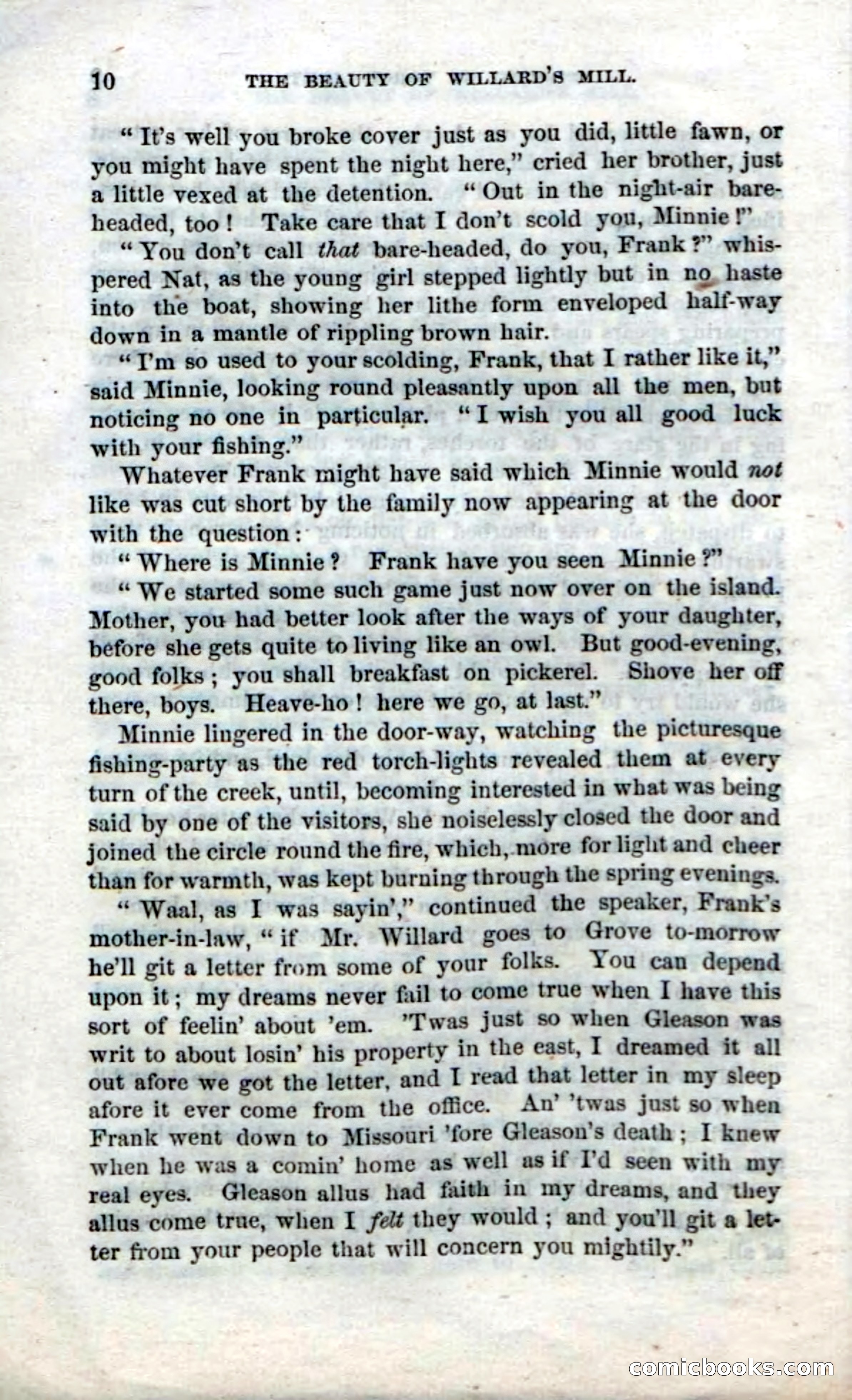 Beadle's Dime Novels No. 35: East and West — page 10 of 114