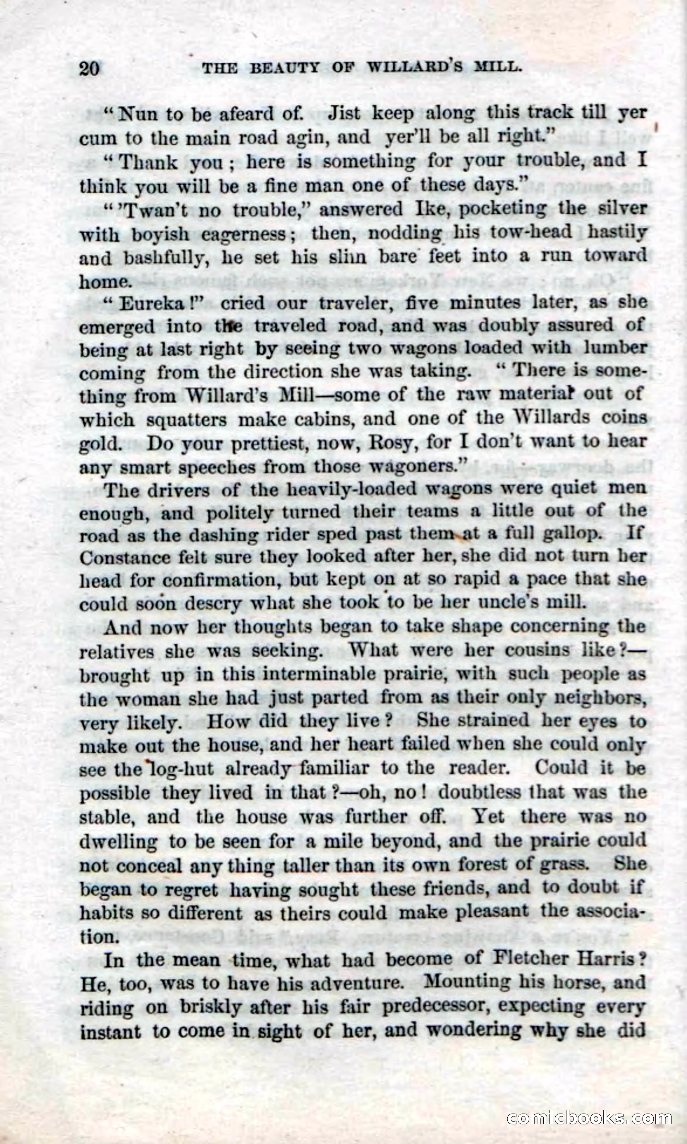 Beadle's Dime Novels No. 35: East and West — page 20 of 114