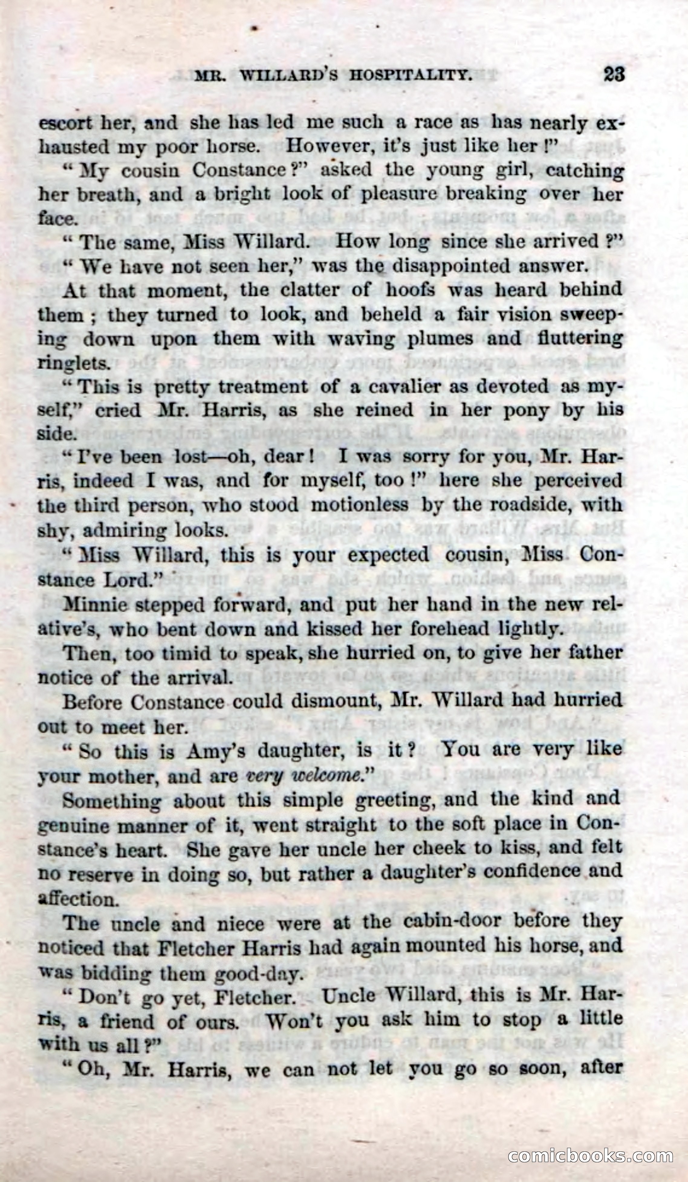 Beadle's Dime Novels No. 35: East and West — page 23 of 114