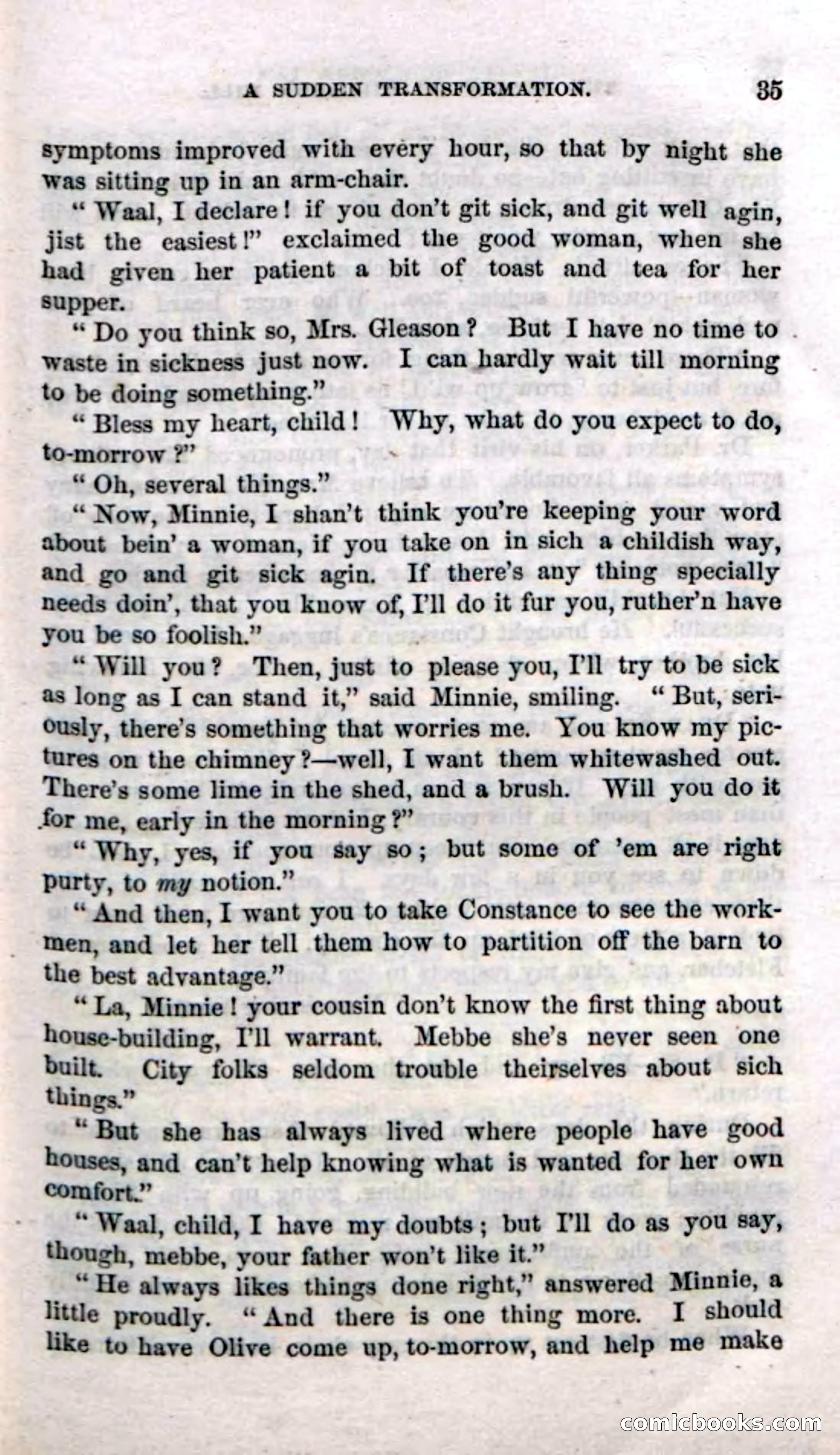 Beadle's Dime Novels No. 35: East and West — page 35 of 114