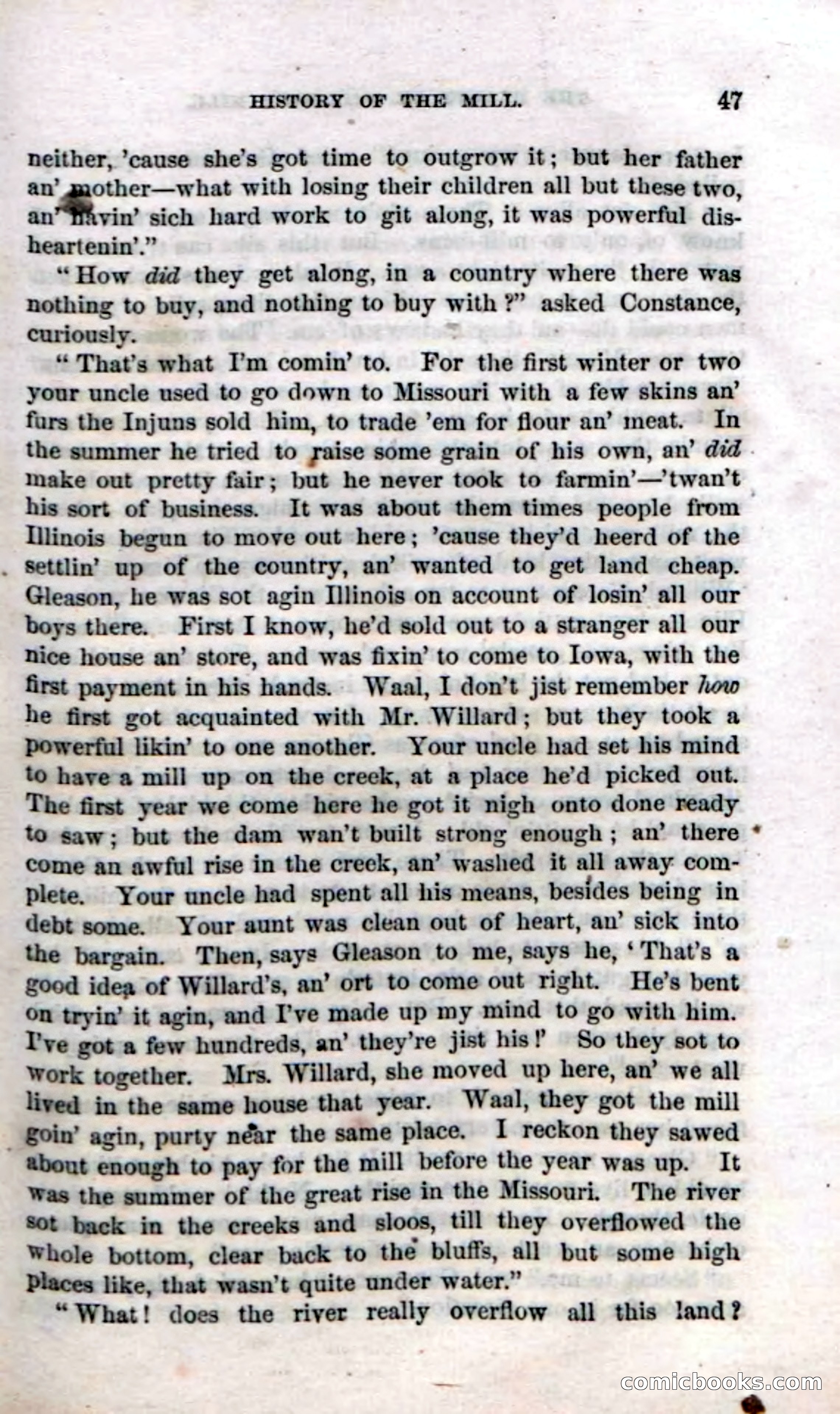 Beadle's Dime Novels No. 35: East and West — page 47 of 114