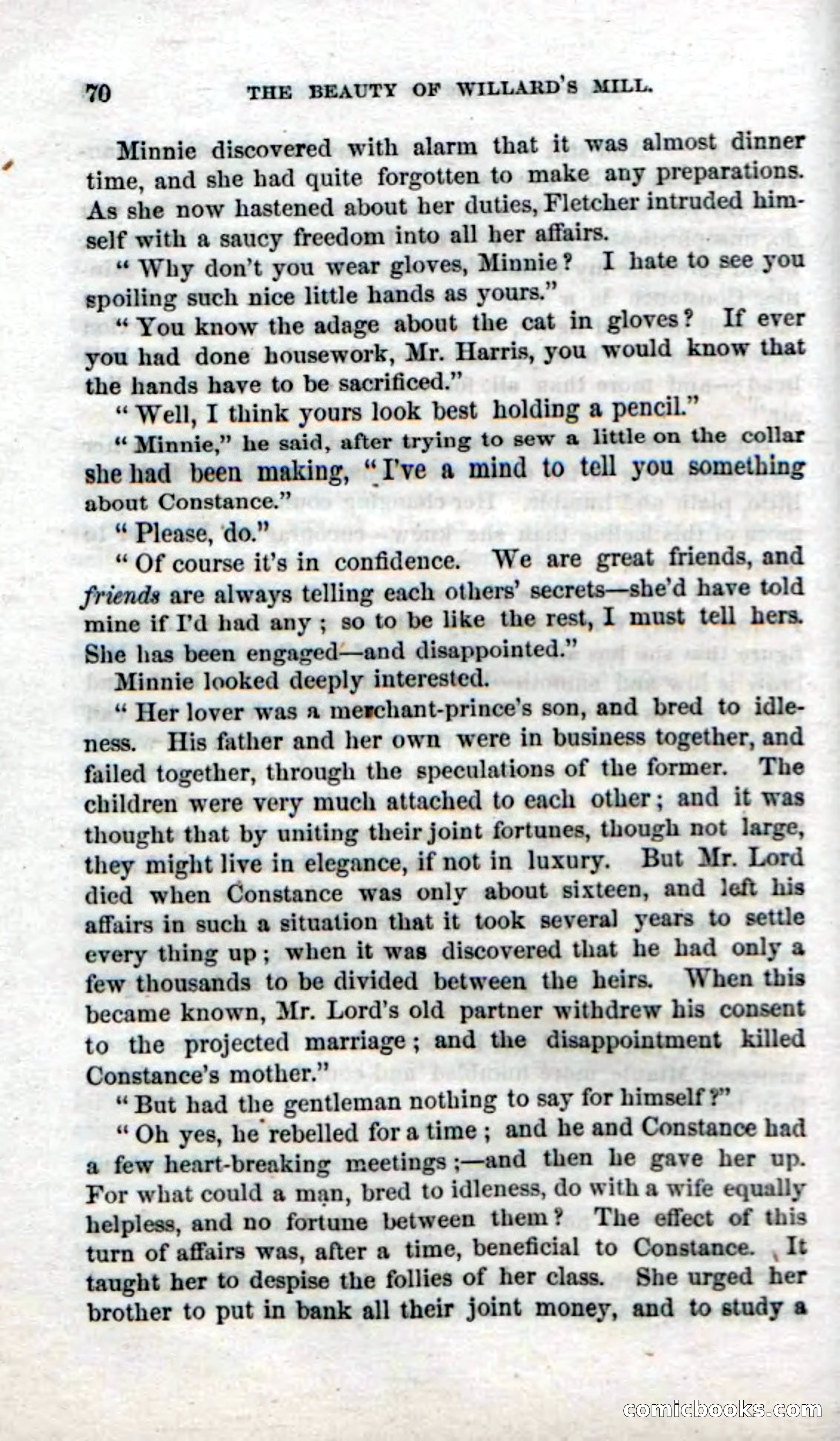 Beadle's Dime Novels No. 35: East and West — page 70 of 114
