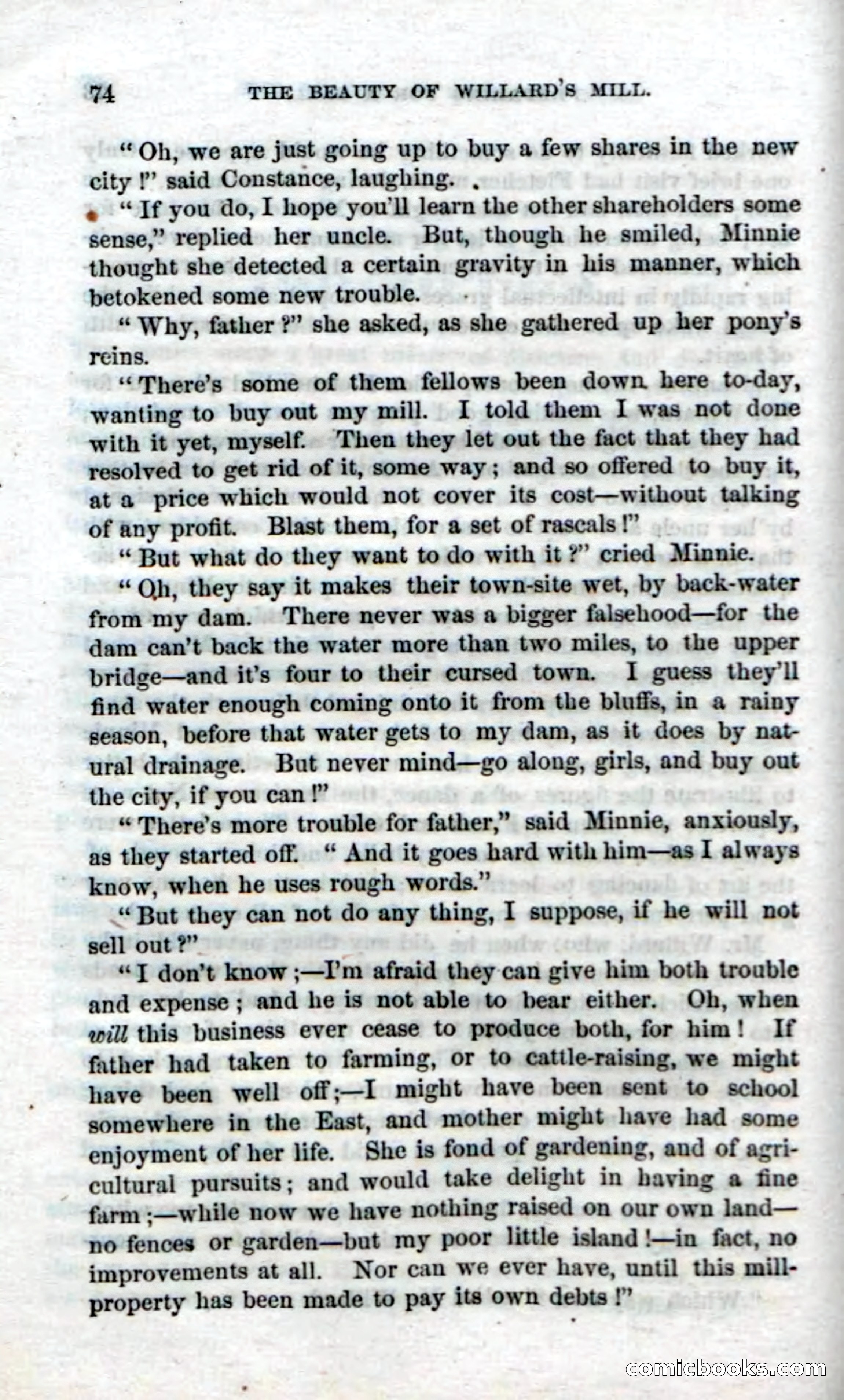 Beadle's Dime Novels No. 35: East and West — page 74 of 114