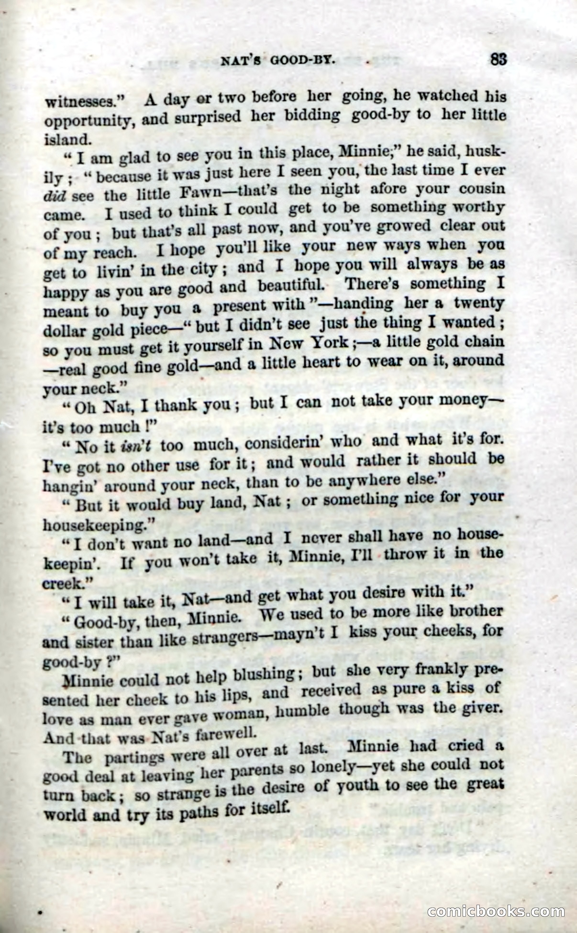 Beadle's Dime Novels No. 35: East and West — page 83 of 114