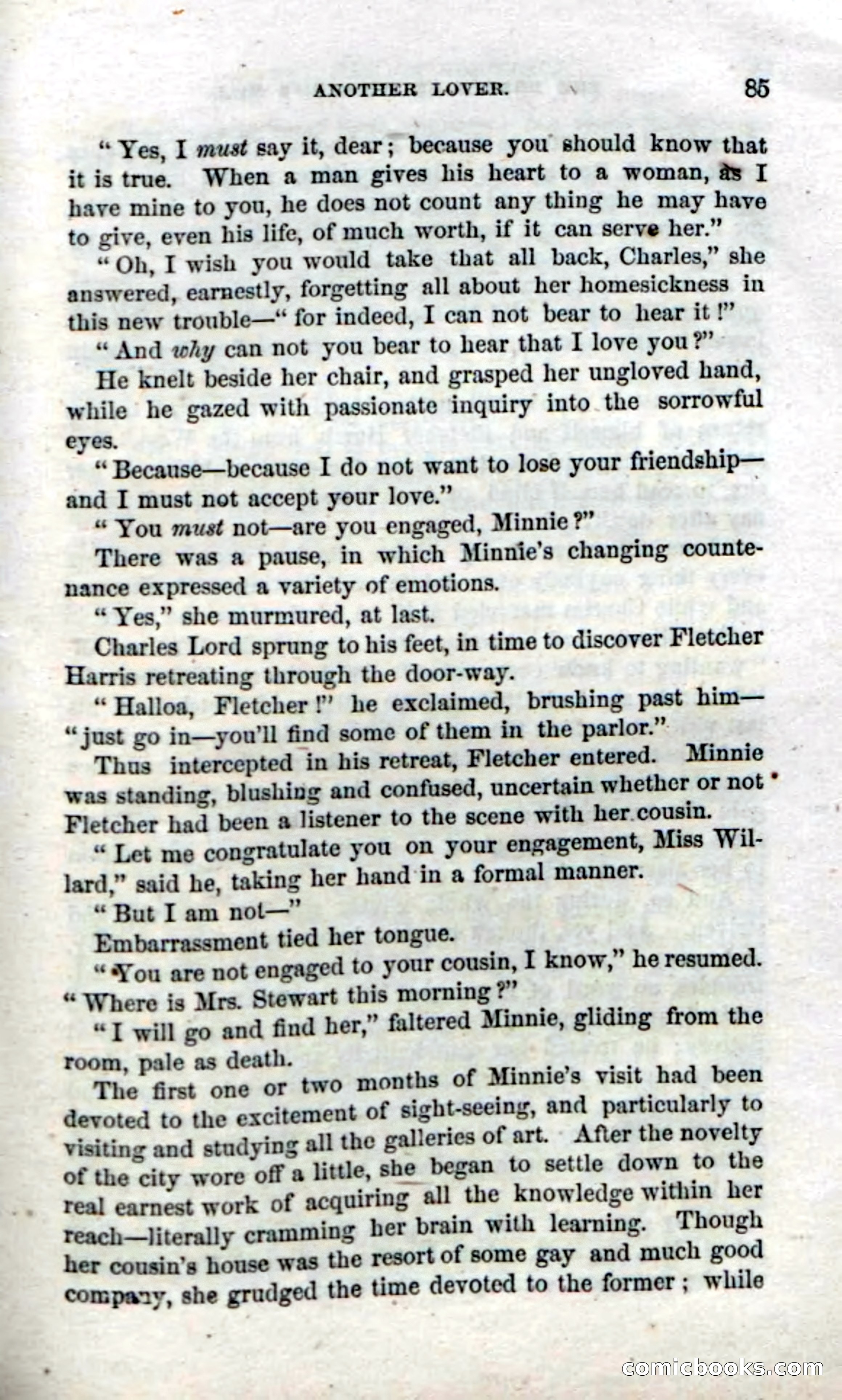 Beadle's Dime Novels No. 35: East and West — page 85 of 114