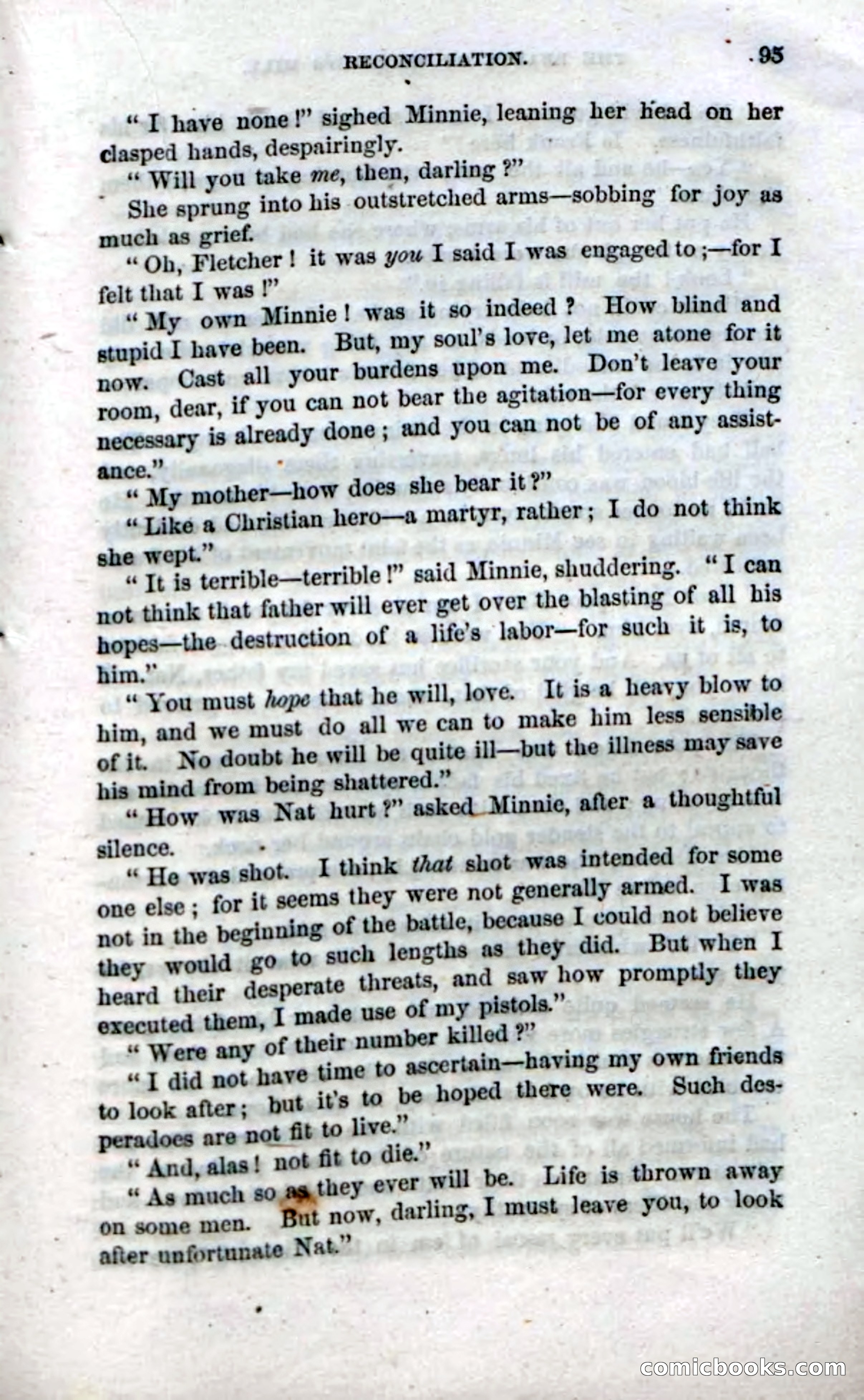 Beadle's Dime Novels No. 35: East and West — page 95 of 114