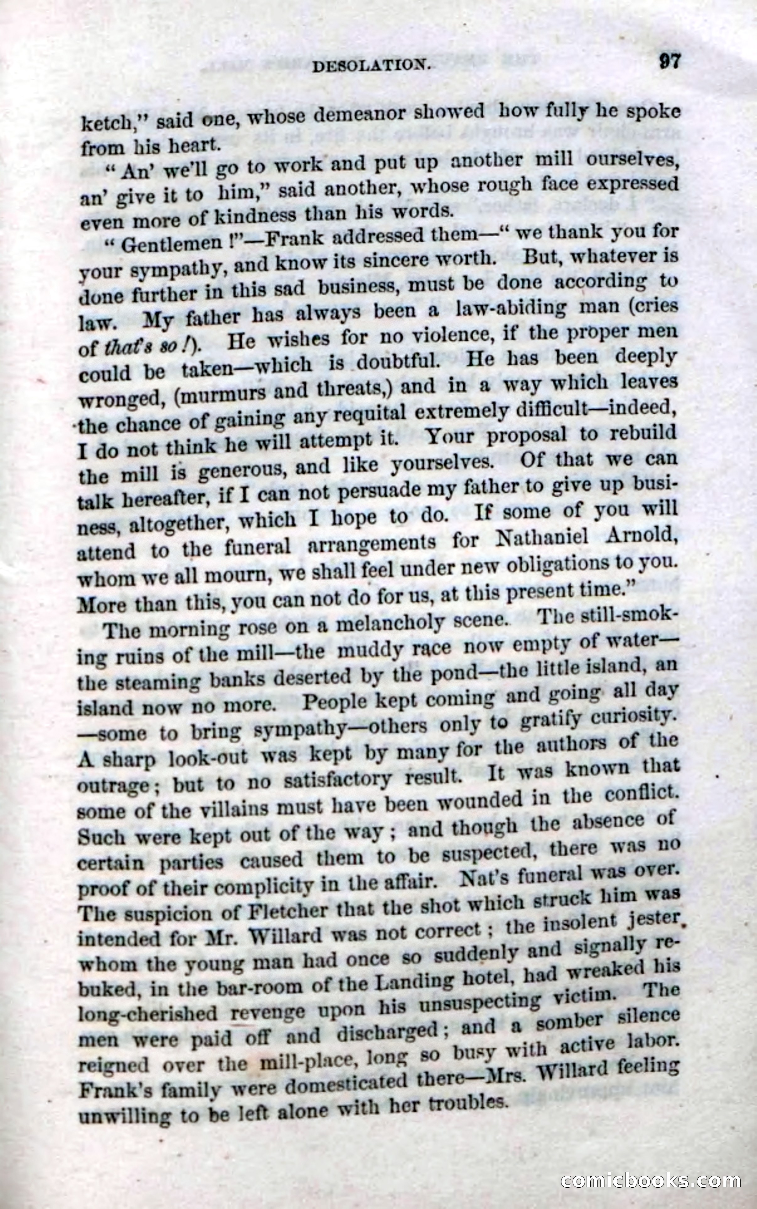 Beadle's Dime Novels No. 35: East and West — page 97 of 114