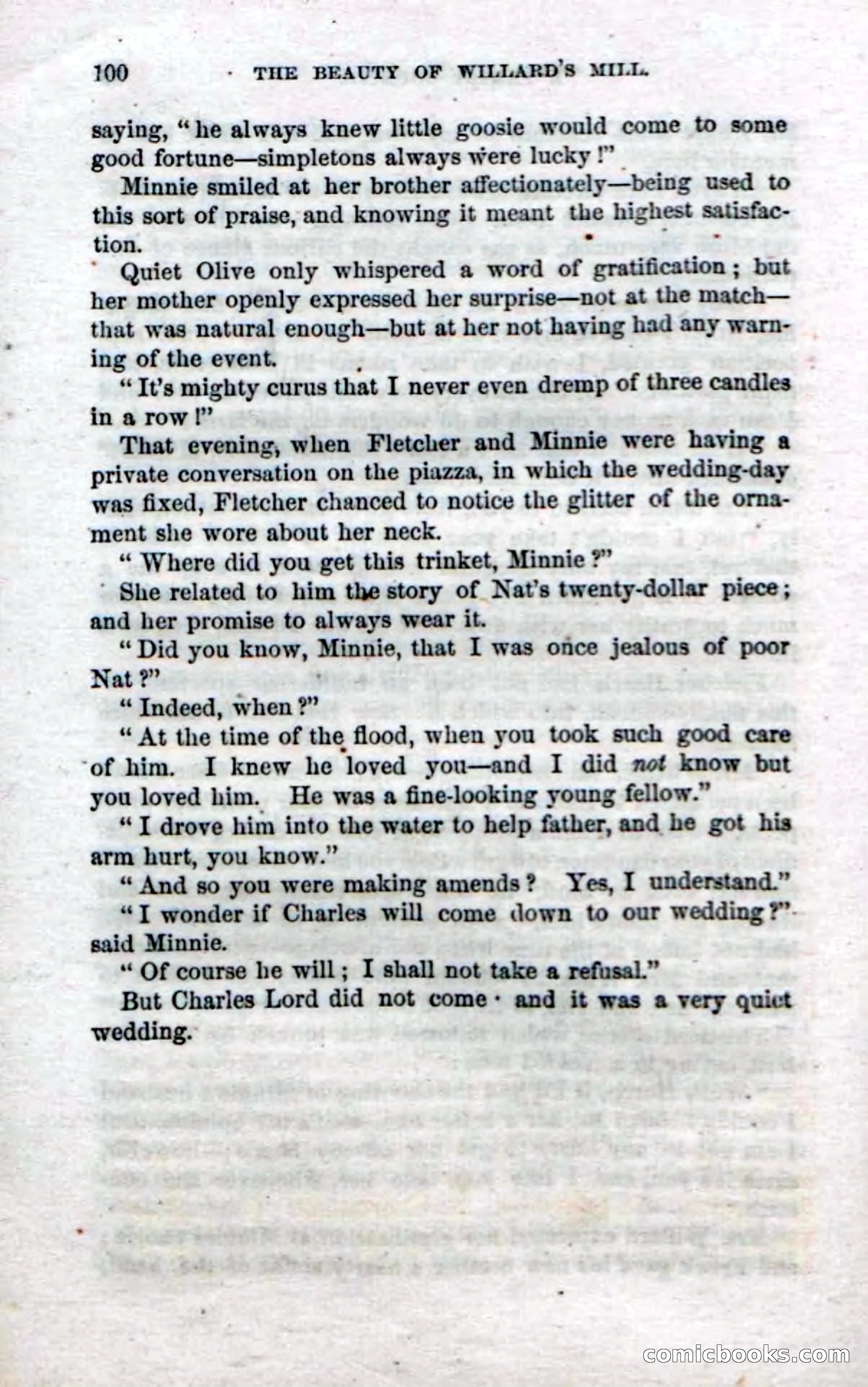Beadle's Dime Novels No. 35: East and West — page 100 of 114