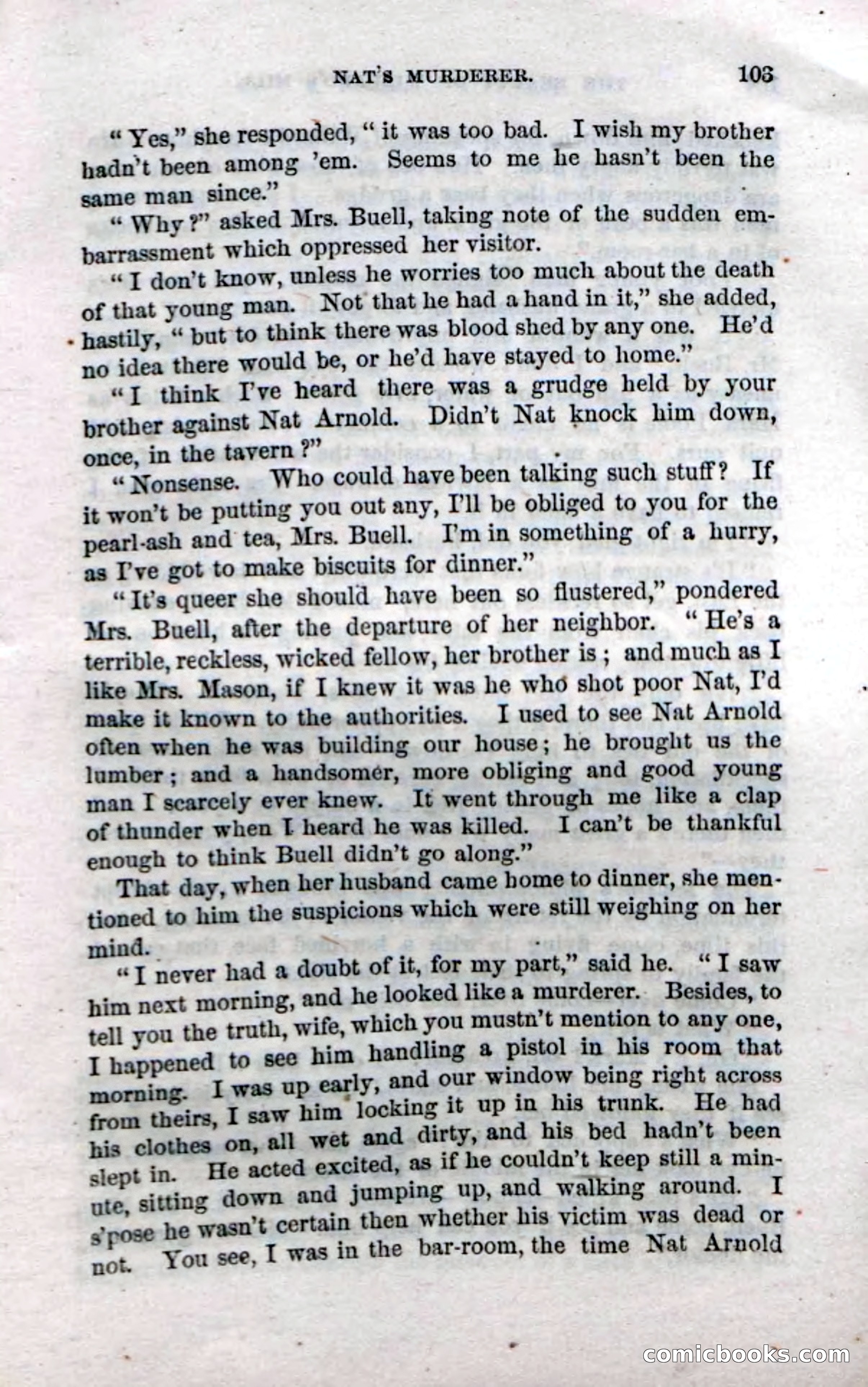 Beadle's Dime Novels No. 35: East and West — page 103 of 114