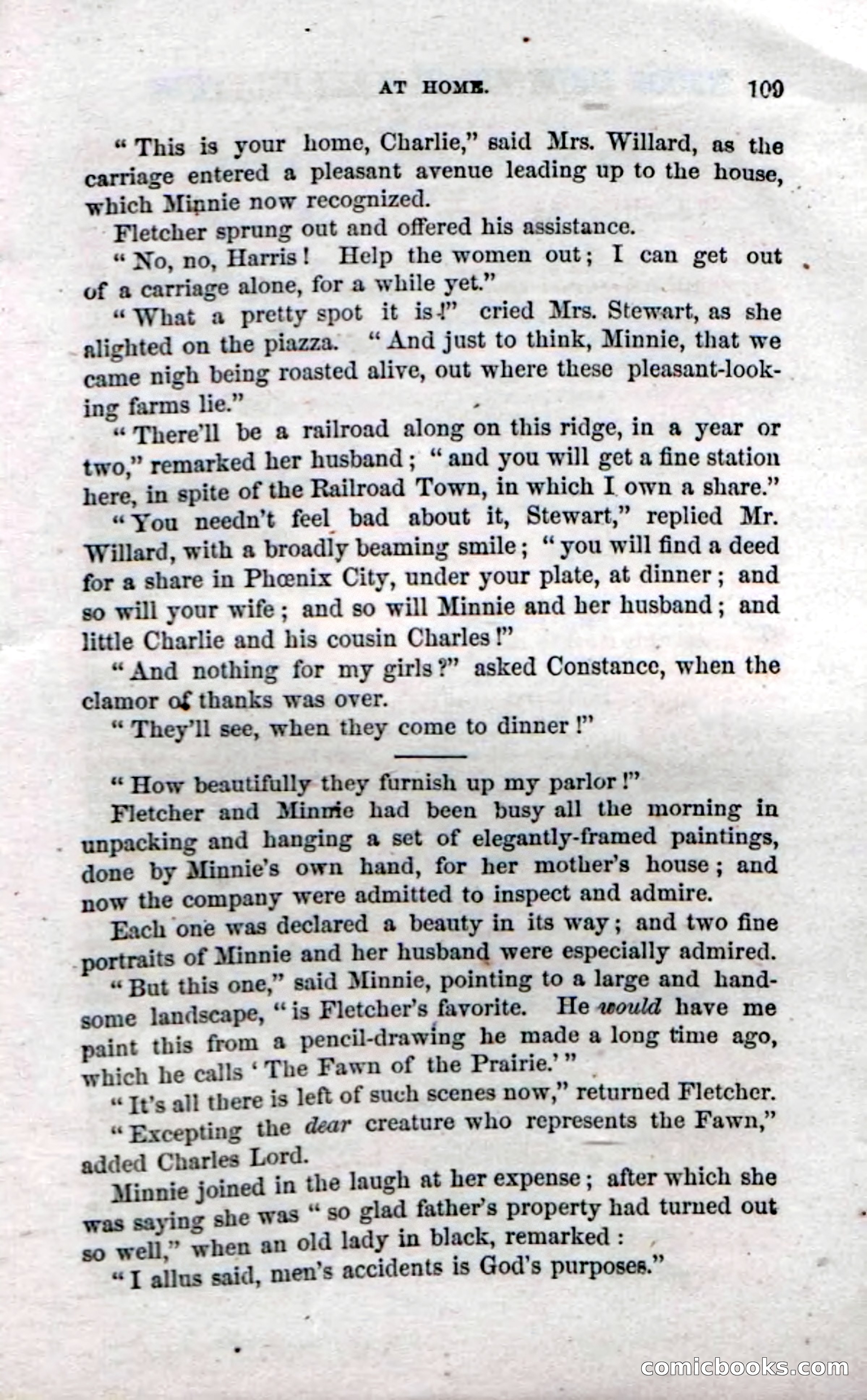 Beadle's Dime Novels No. 35: East and West — page 109 of 114
