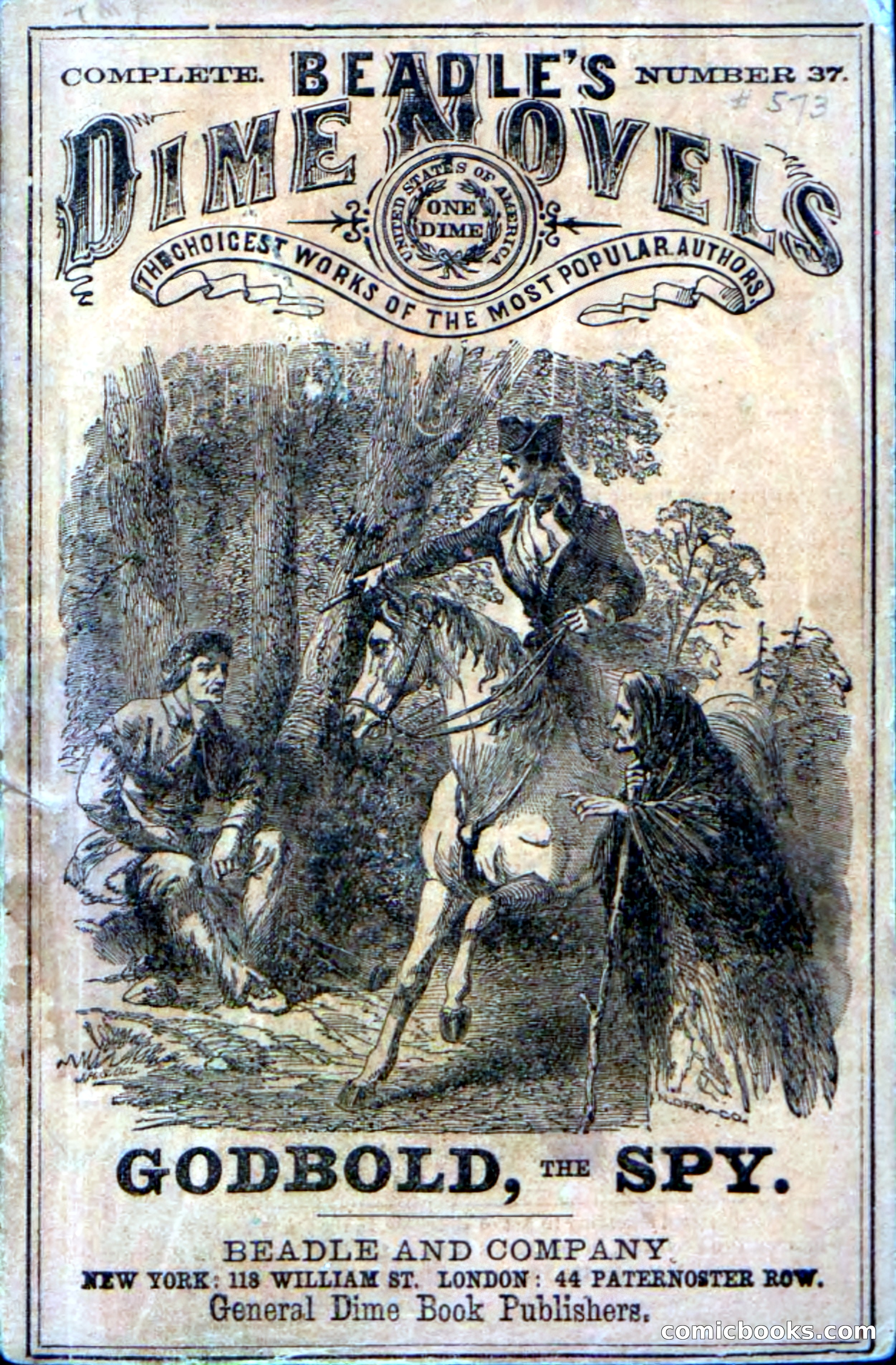 Beadle's Dime Novels No. 37: Godbold, the Spy