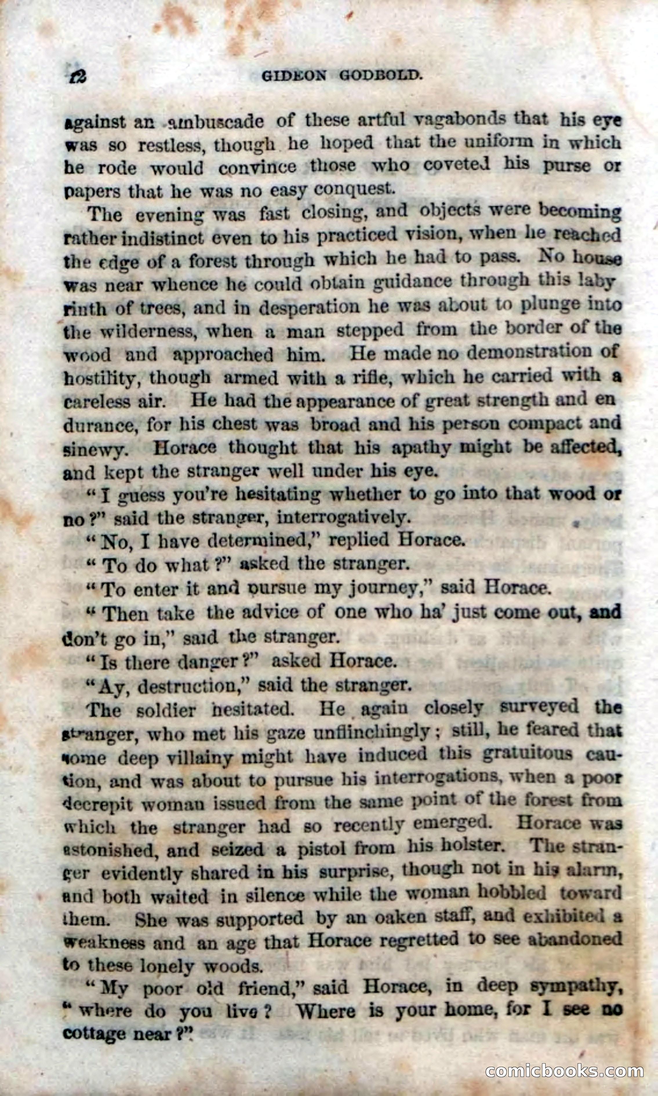 Beadle's Dime Novels No. 37: Godbold, the Spy — page 14 of 130