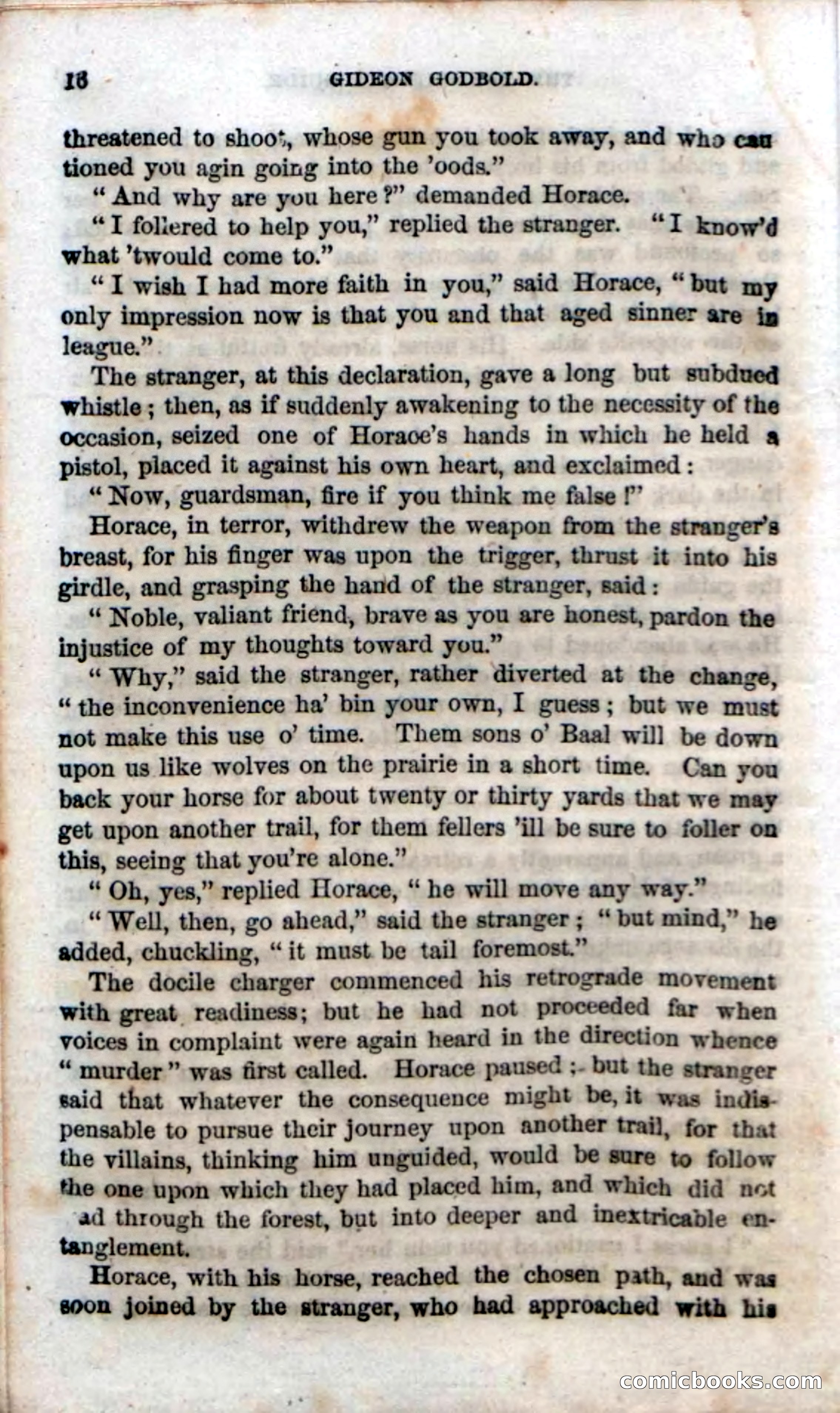 Beadle's Dime Novels No. 37: Godbold, the Spy — page 18 of 130