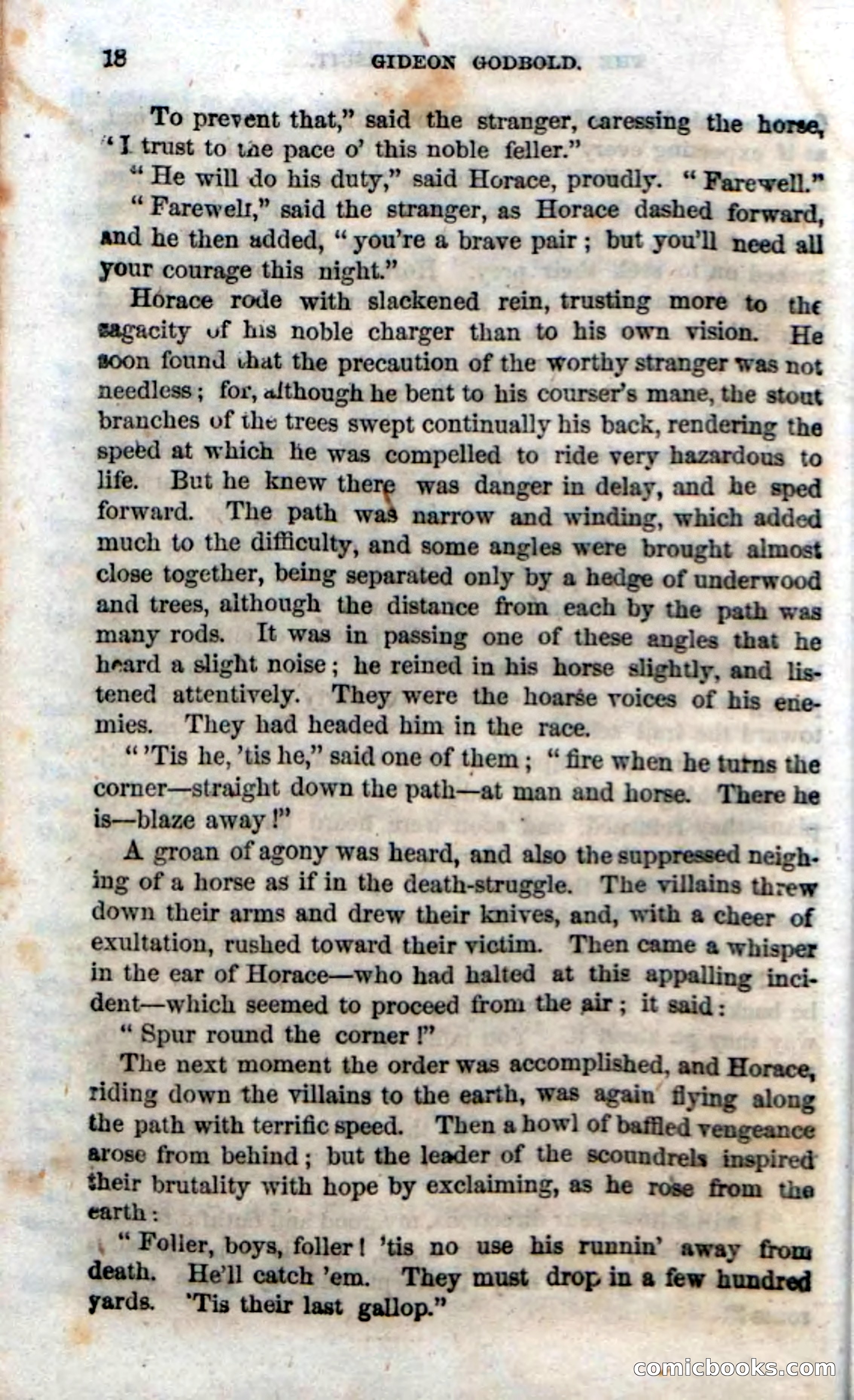 Beadle's Dime Novels No. 37: Godbold, the Spy — page 20 of 130