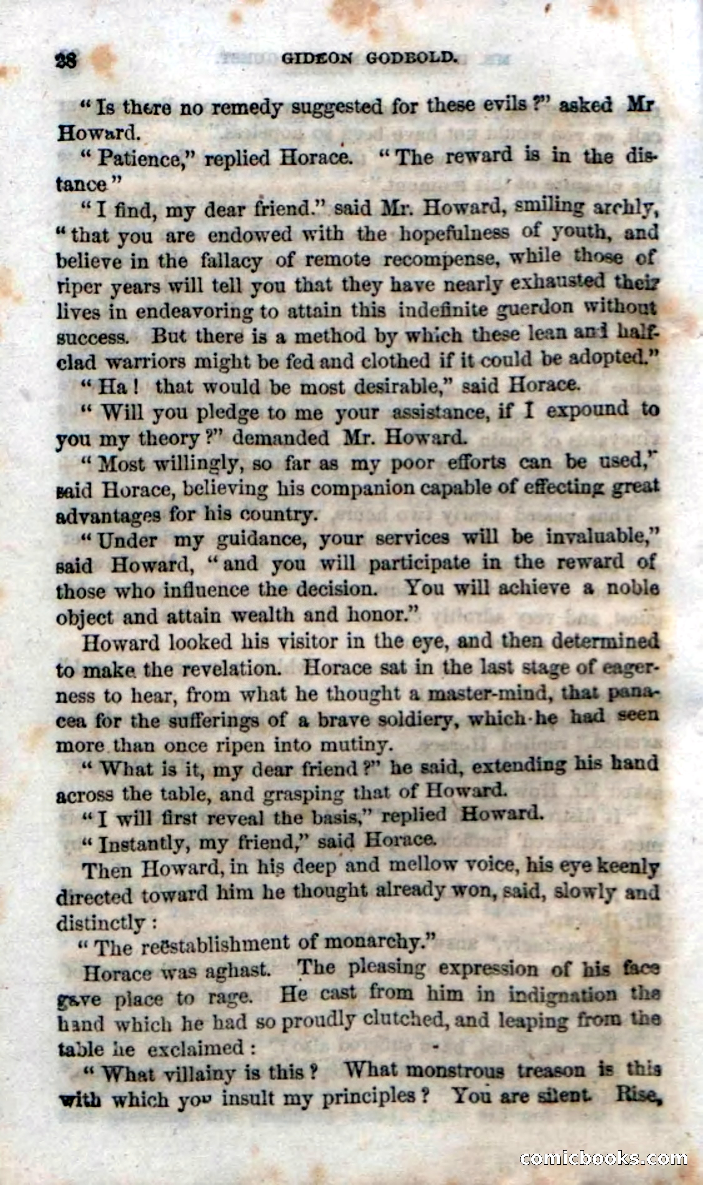 Beadle's Dime Novels No. 37: Godbold, the Spy — page 30 of 130