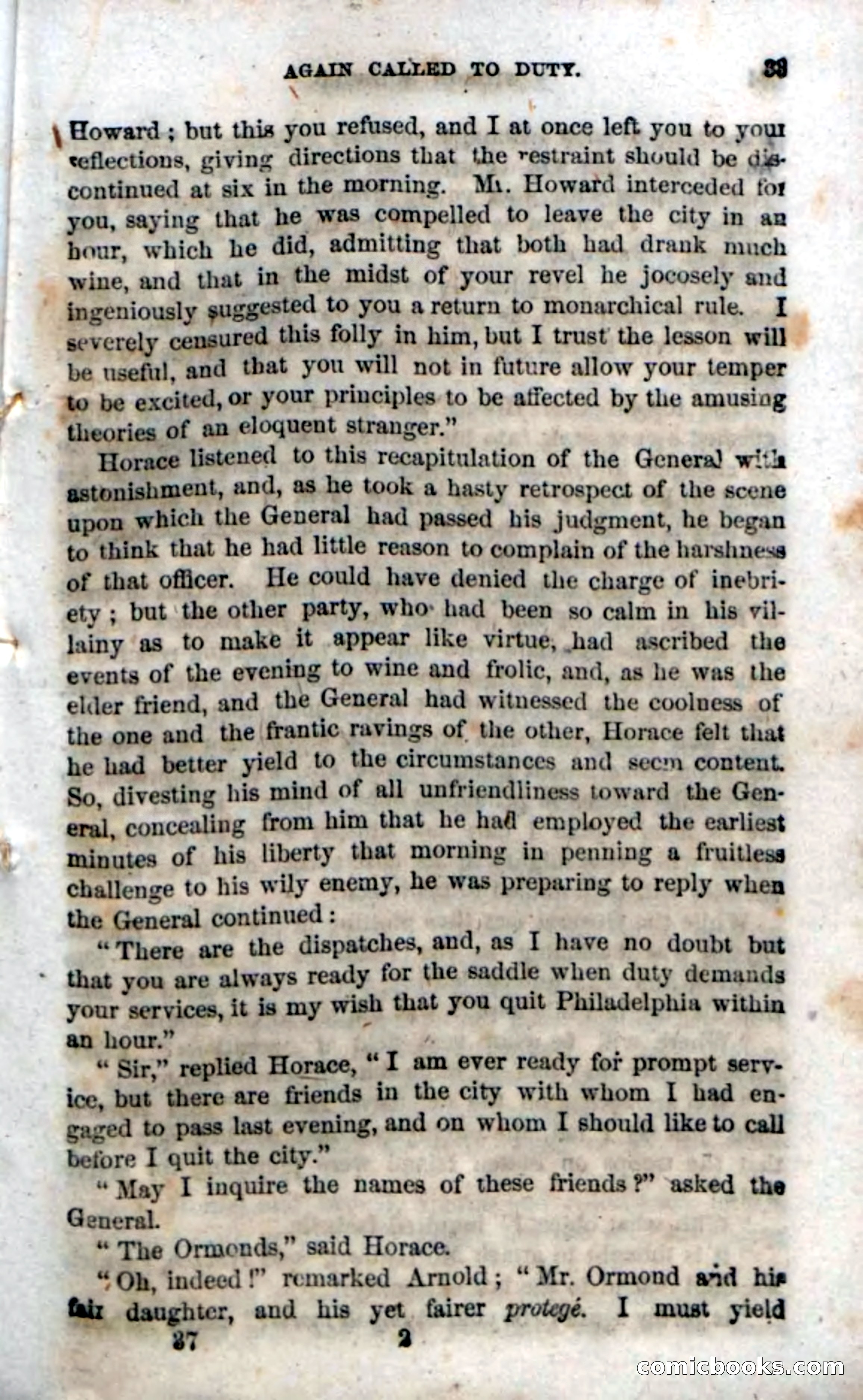 Beadle's Dime Novels No. 37: Godbold, the Spy — page 35 of 130