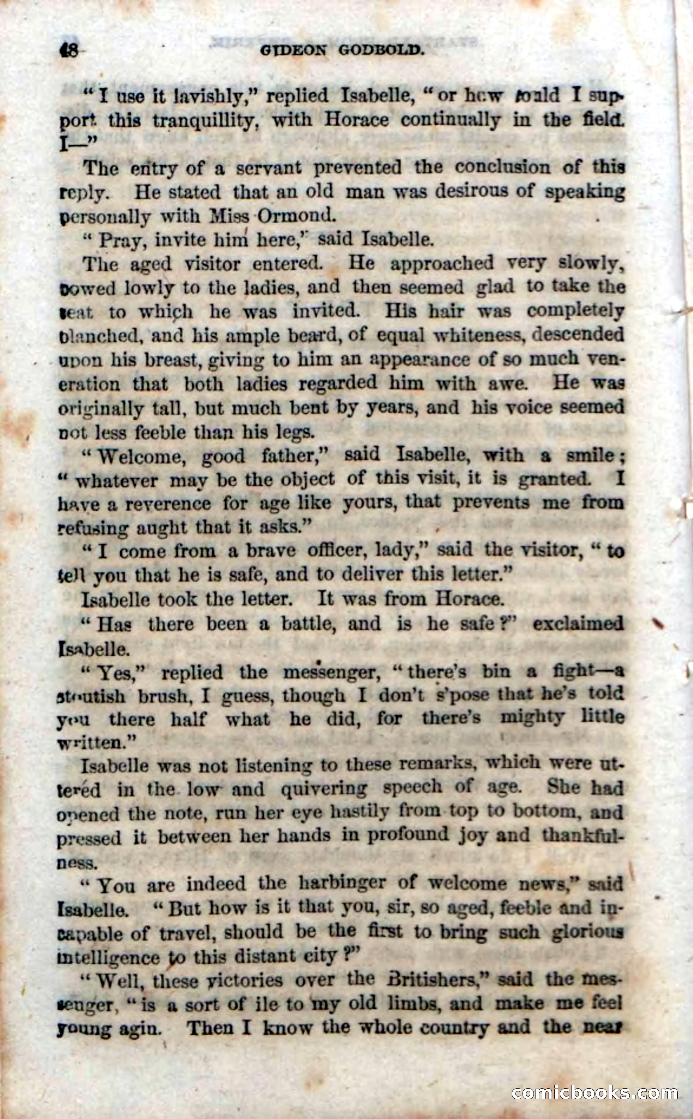Beadle's Dime Novels No. 37: Godbold, the Spy — page 50 of 130