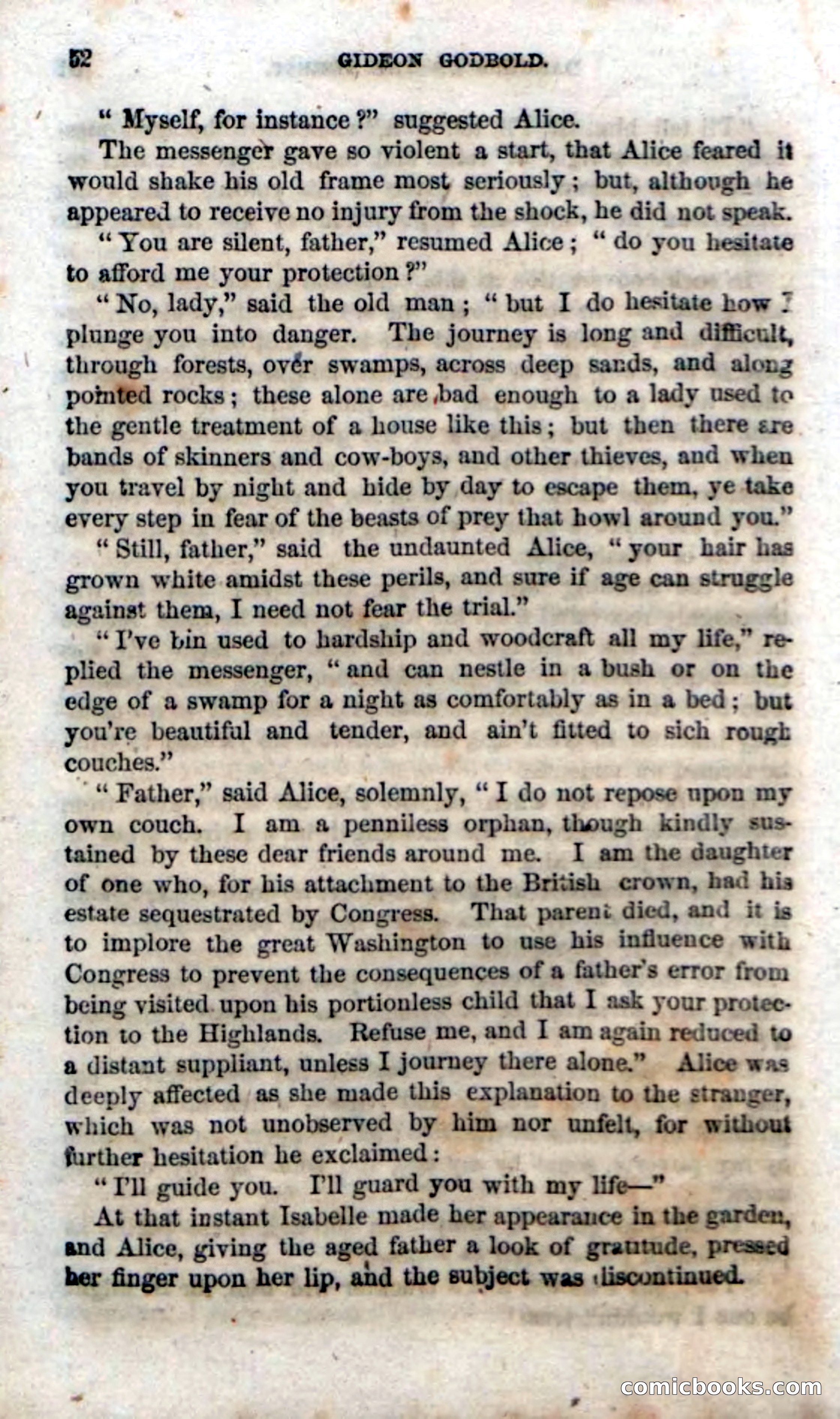 Beadle's Dime Novels No. 37: Godbold, the Spy — page 54 of 130