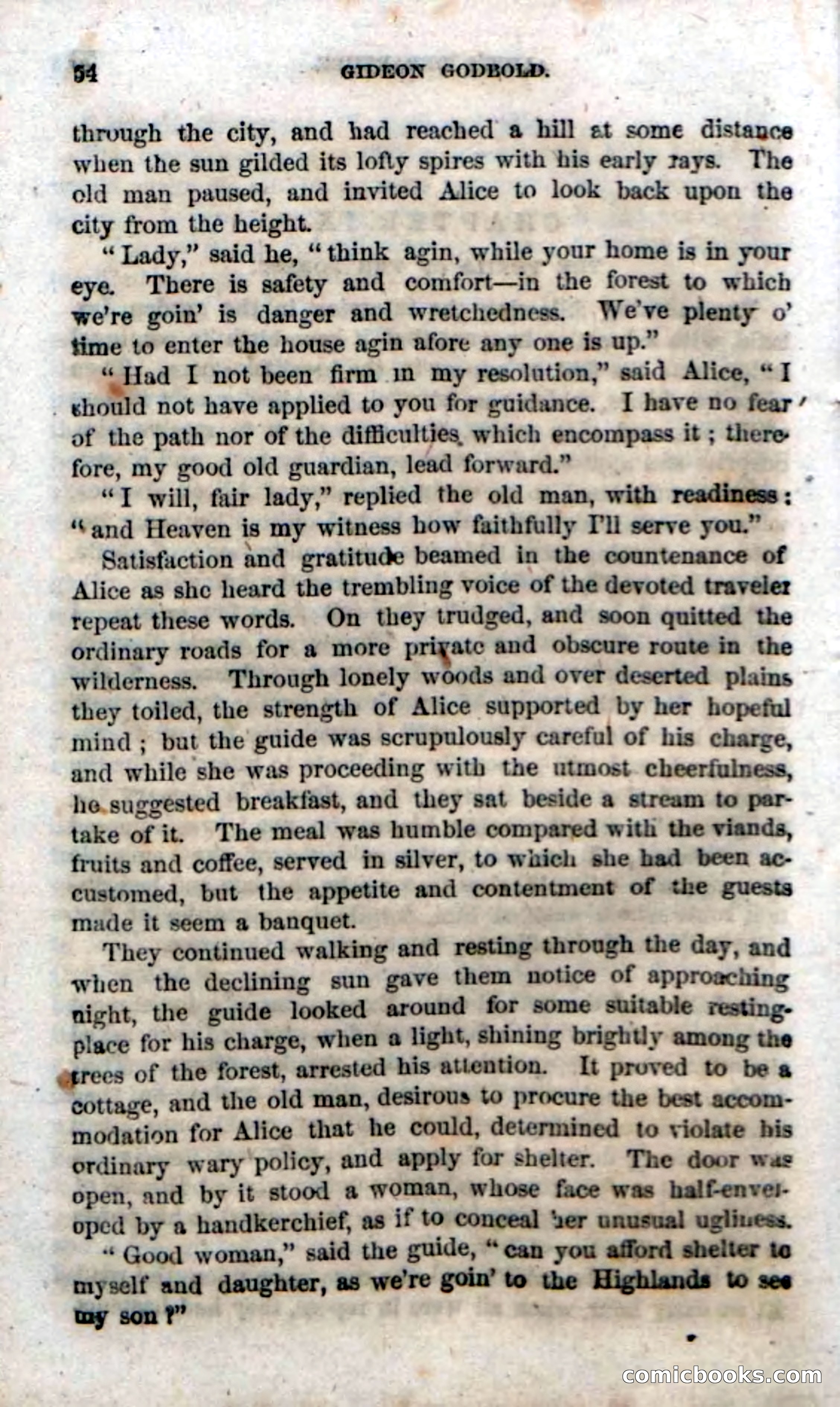 Beadle's Dime Novels No. 37: Godbold, the Spy — page 56 of 130
