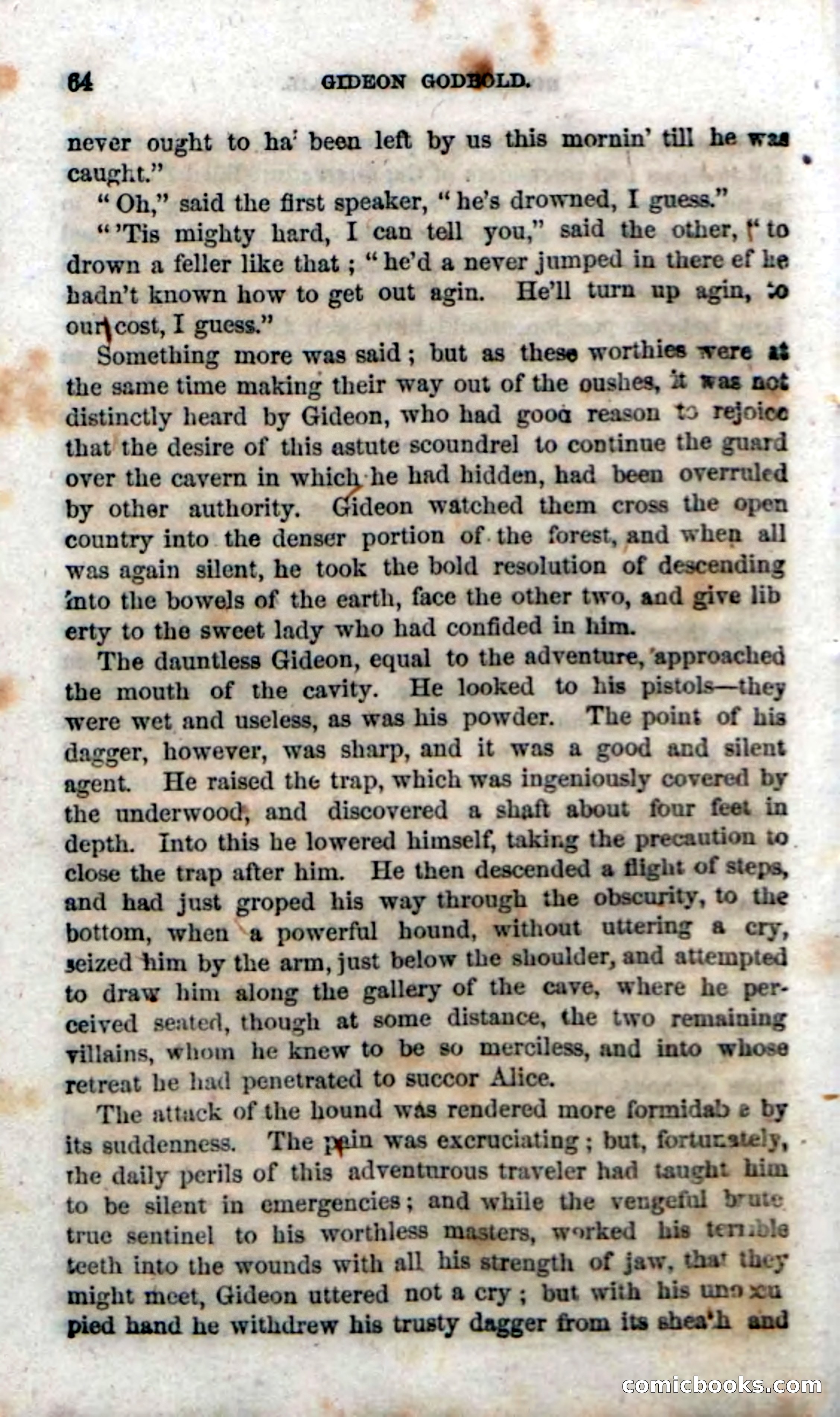 Beadle's Dime Novels No. 37: Godbold, the Spy — page 66 of 130