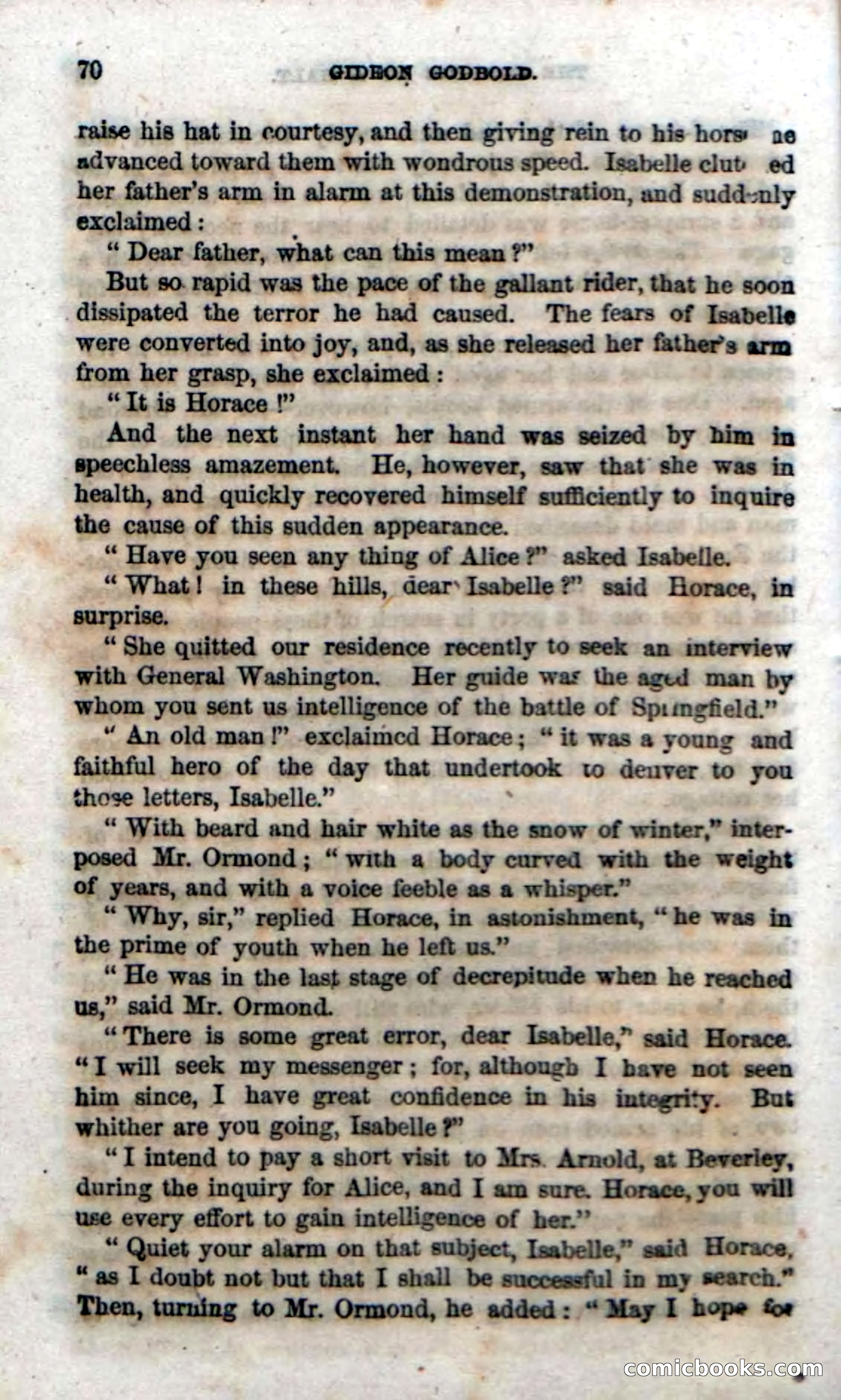 Beadle's Dime Novels No. 37: Godbold, the Spy — page 72 of 130