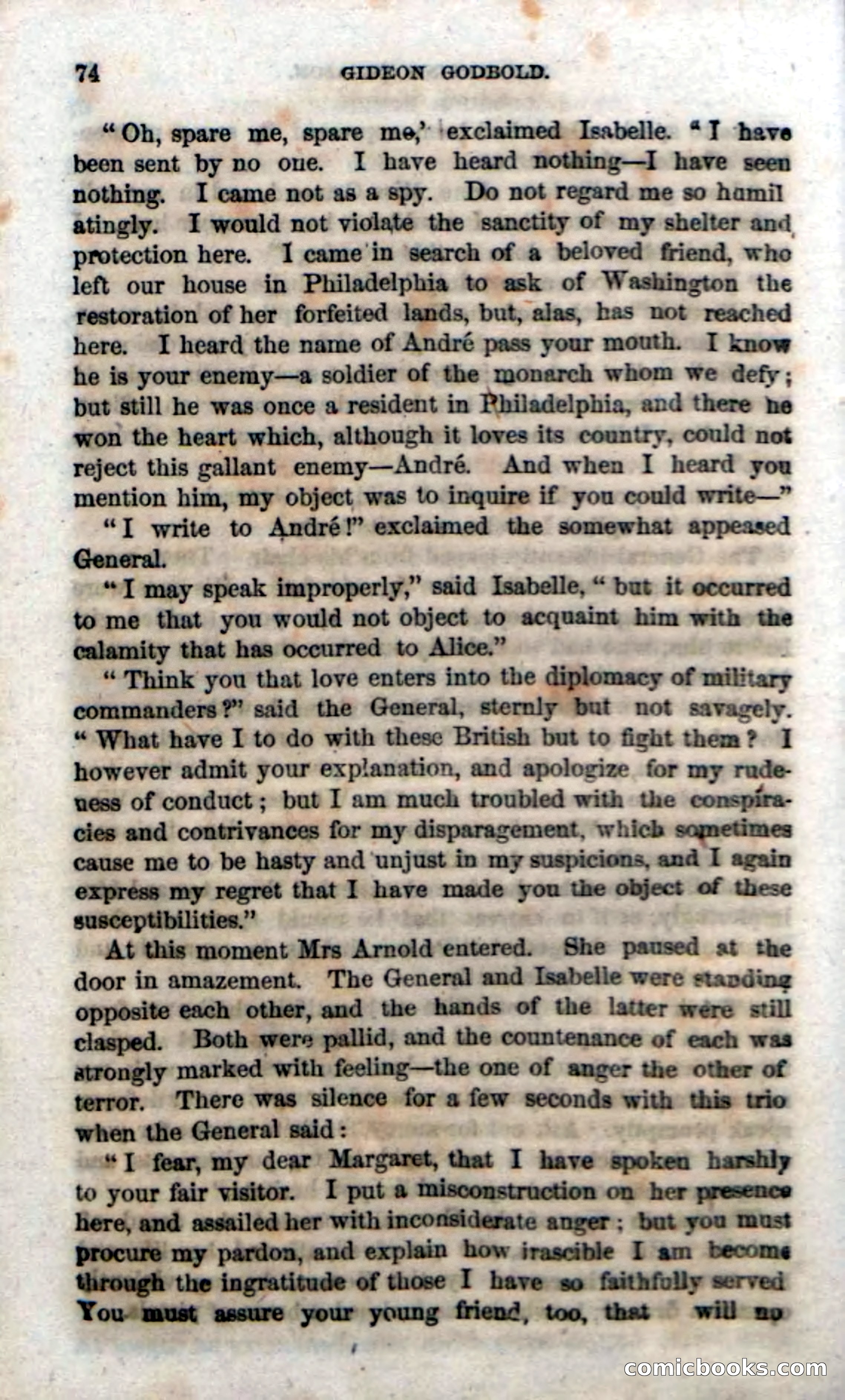 Beadle's Dime Novels No. 37: Godbold, the Spy — page 76 of 130