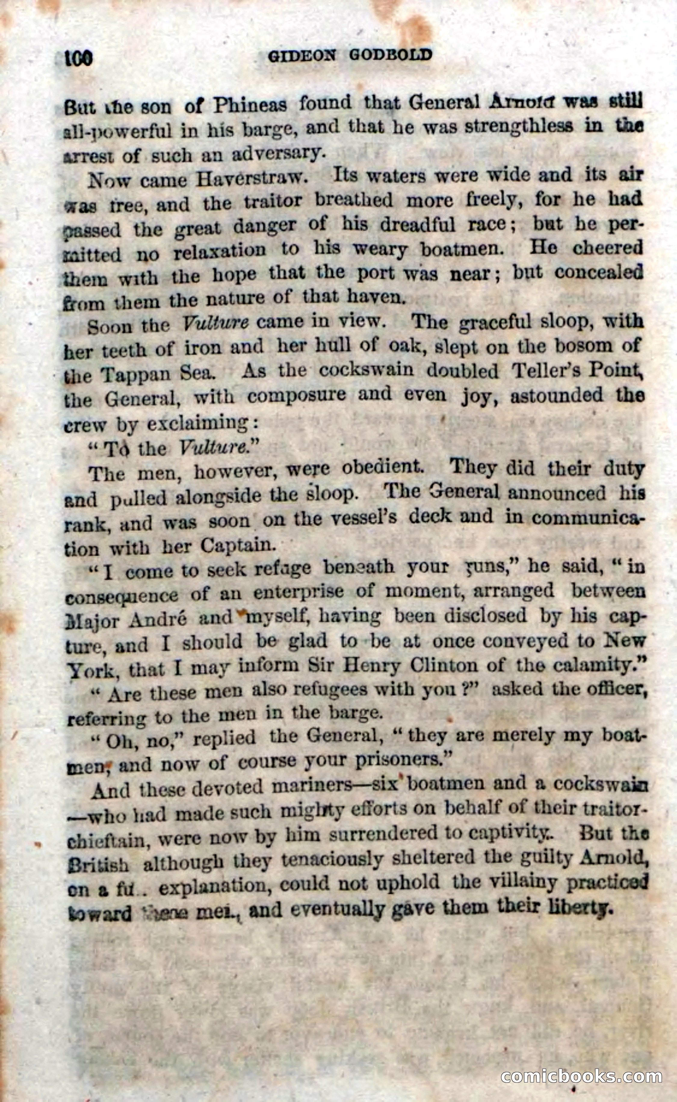 Beadle's Dime Novels No. 37: Godbold, the Spy — page 102 of 130