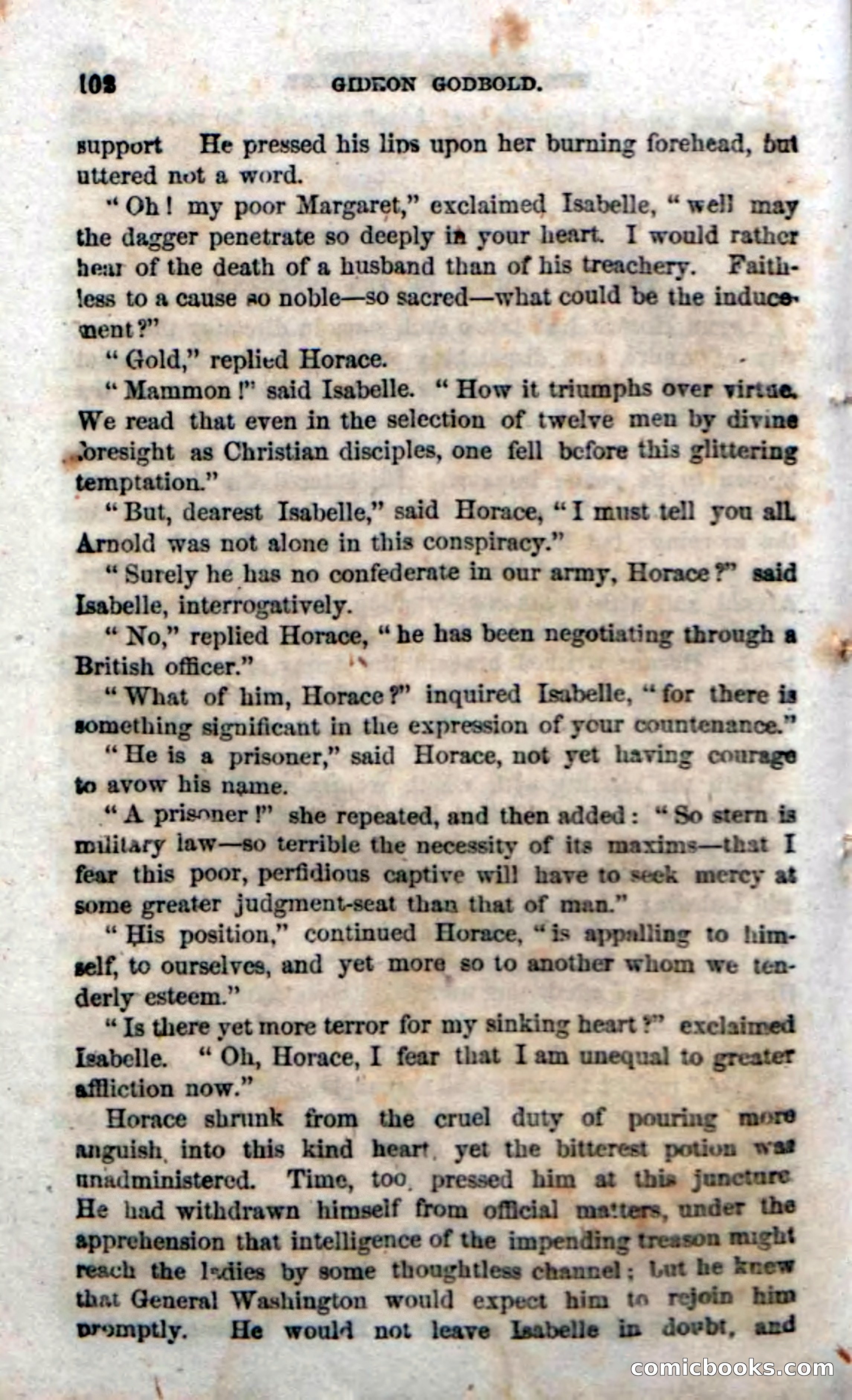 Beadle's Dime Novels No. 37: Godbold, the Spy — page 104 of 130