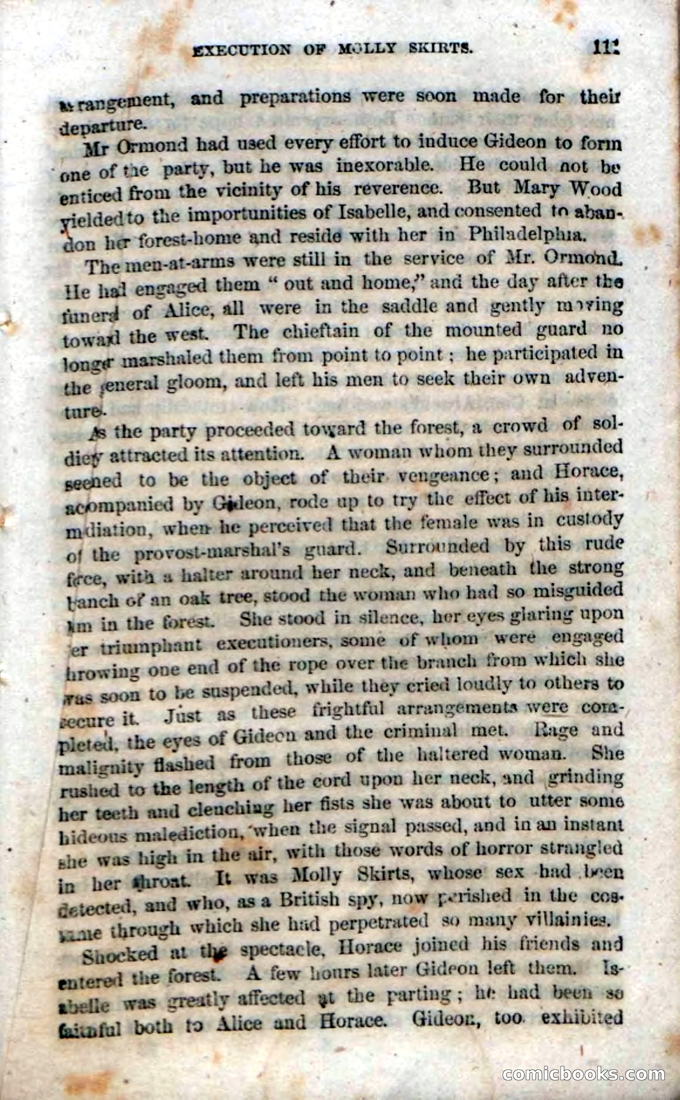 Beadle's Dime Novels No. 37: Godbold, the Spy — page 113 of 130