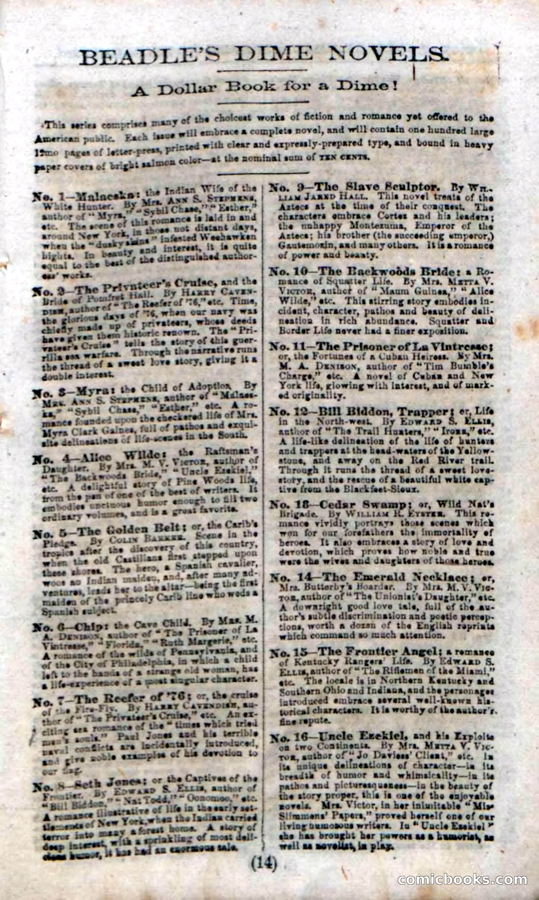Beadle's Dime Novels No. 37: Godbold, the Spy — page 119 of 130