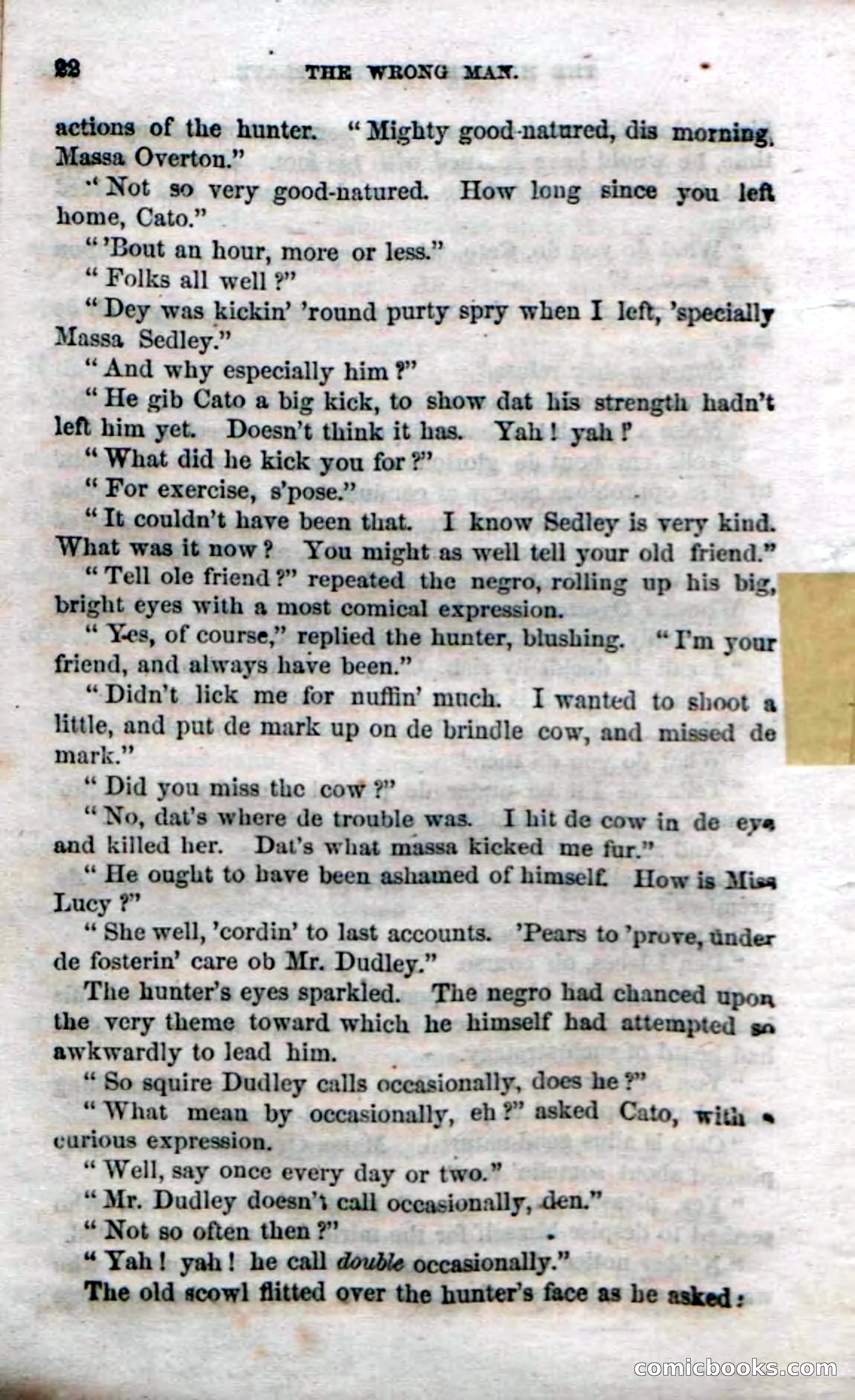 Beadle's Dime Novels No. 38: The Wrong Man — page 20 of 120