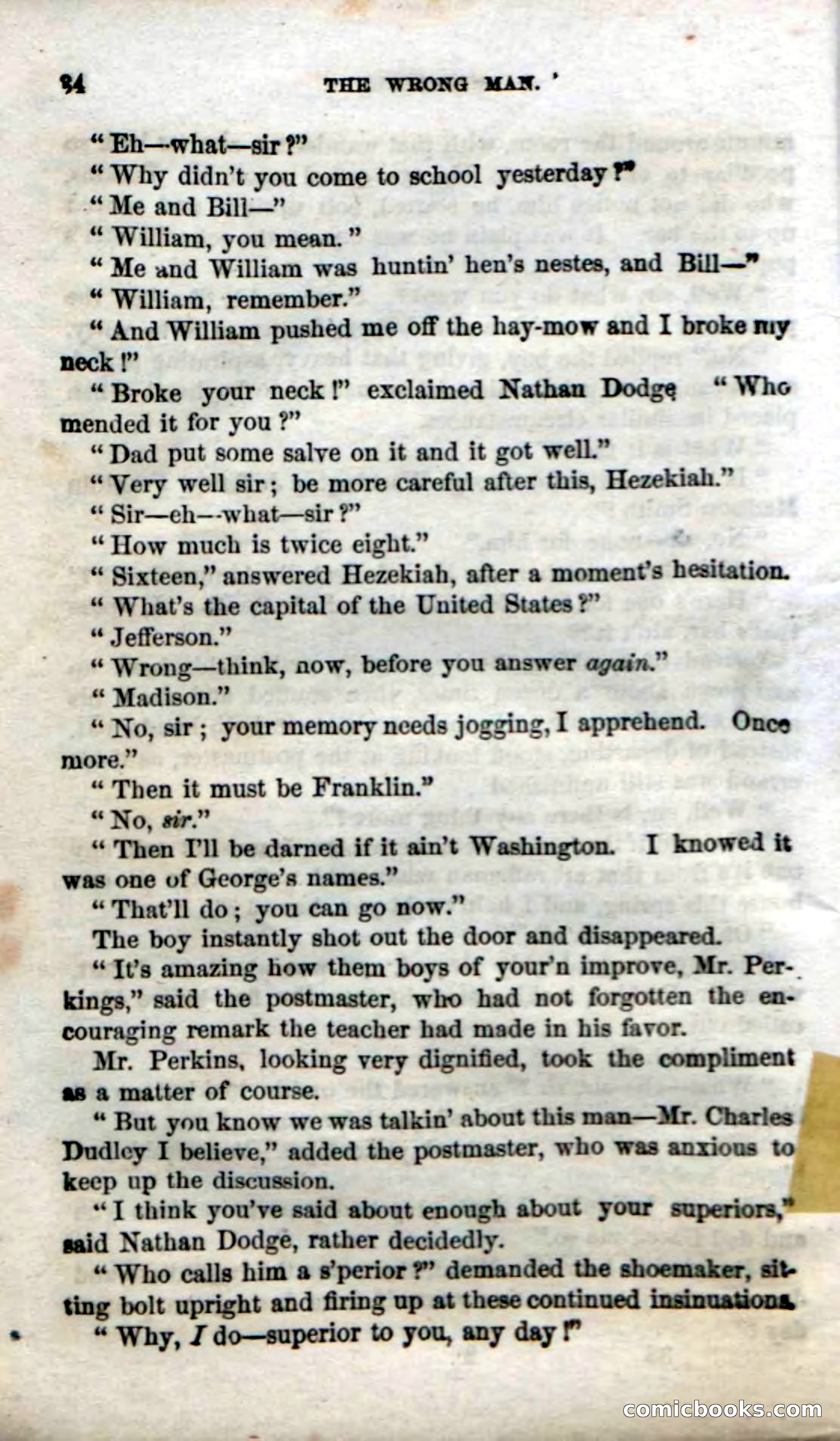 Beadle's Dime Novels No. 38: The Wrong Man — page 32 of 120