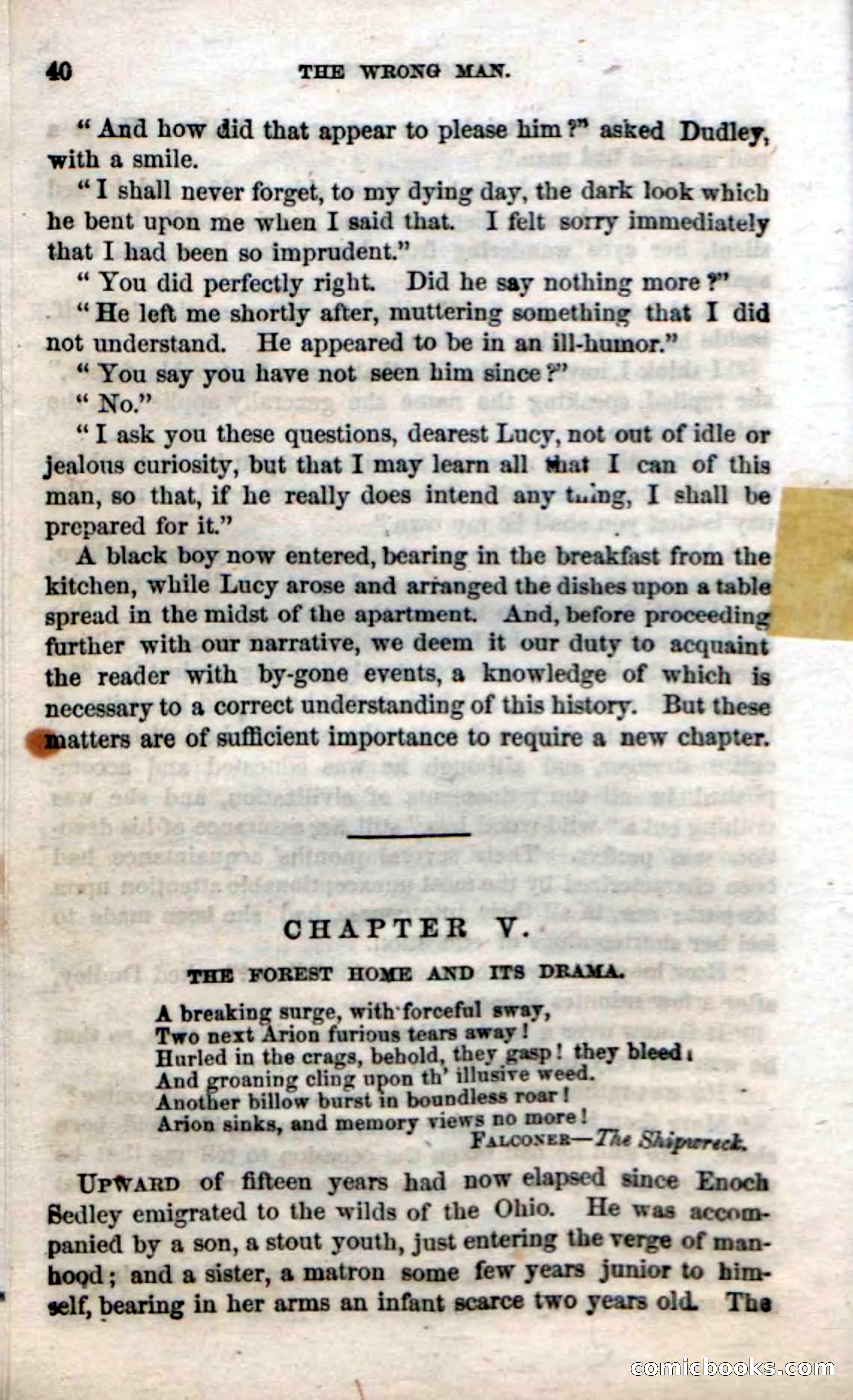 Beadle's Dime Novels No. 38: The Wrong Man — page 38 of 120