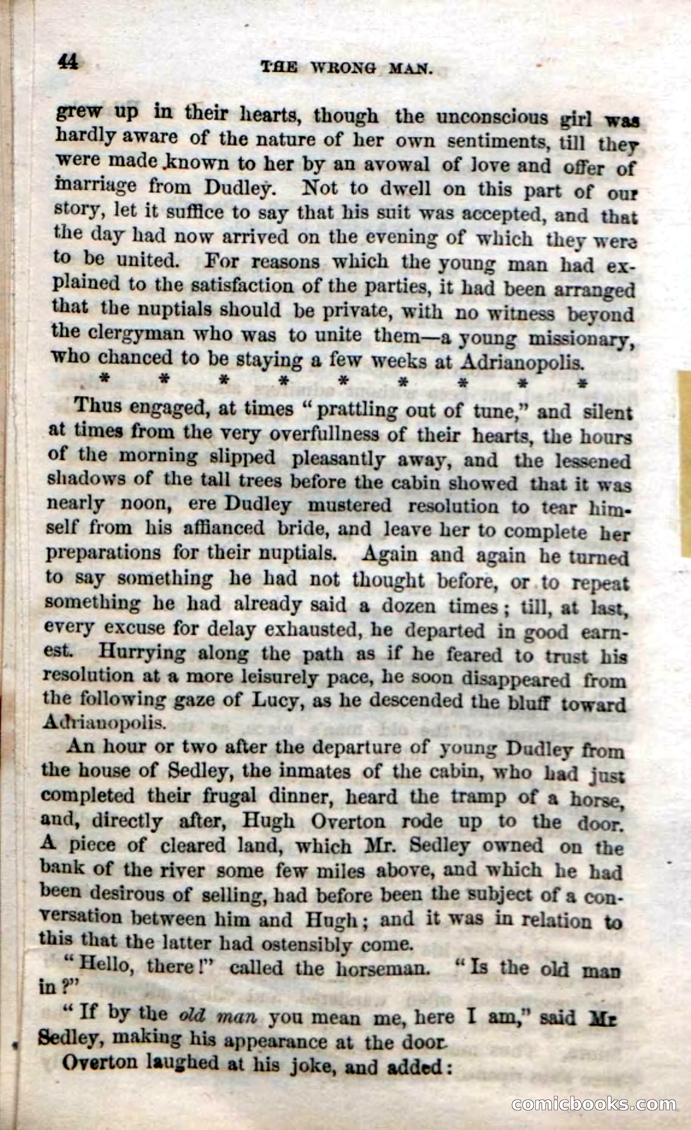 Beadle's Dime Novels No. 38: The Wrong Man — page 42 of 120