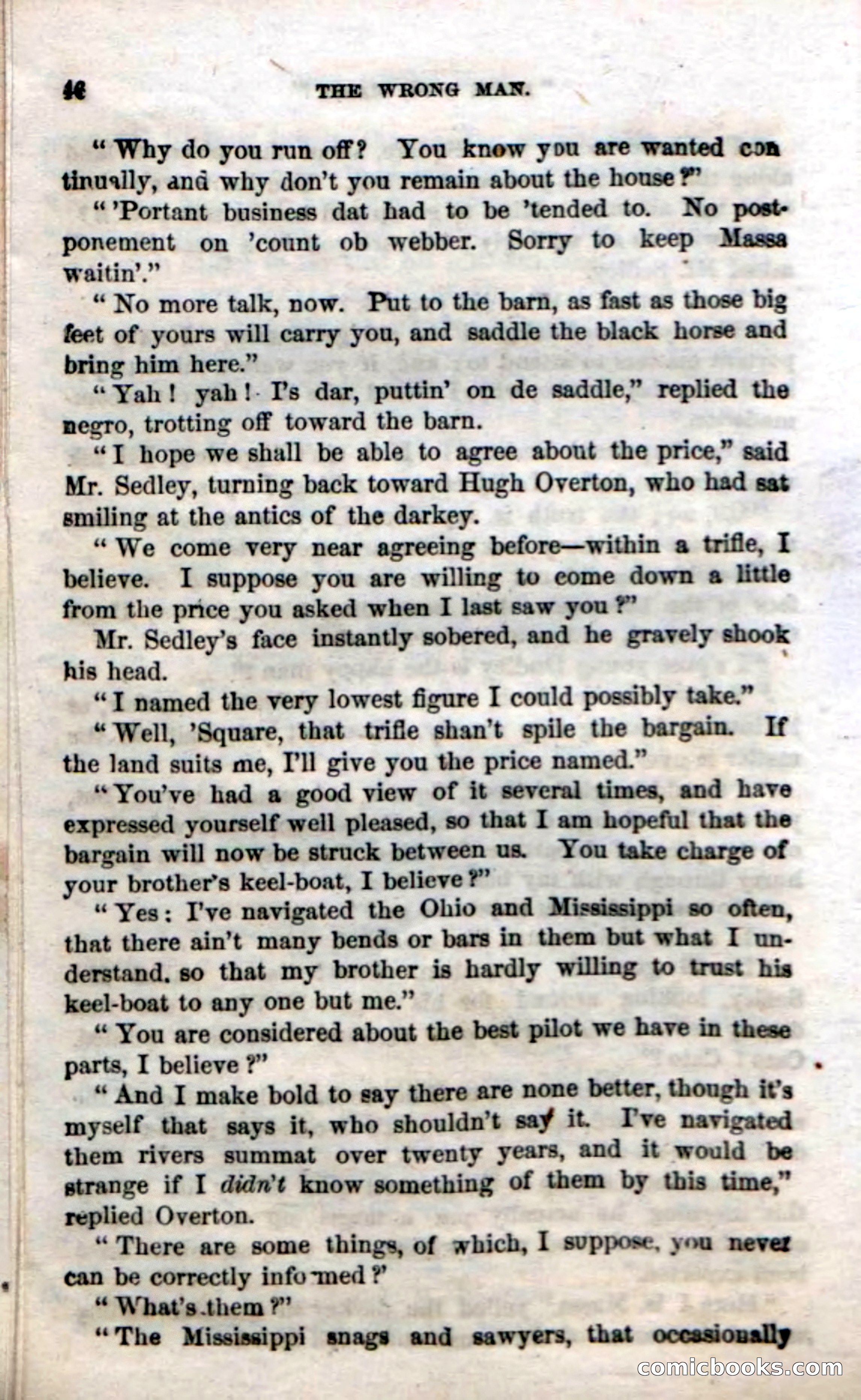 Beadle's Dime Novels No. 38: The Wrong Man — page 44 of 120