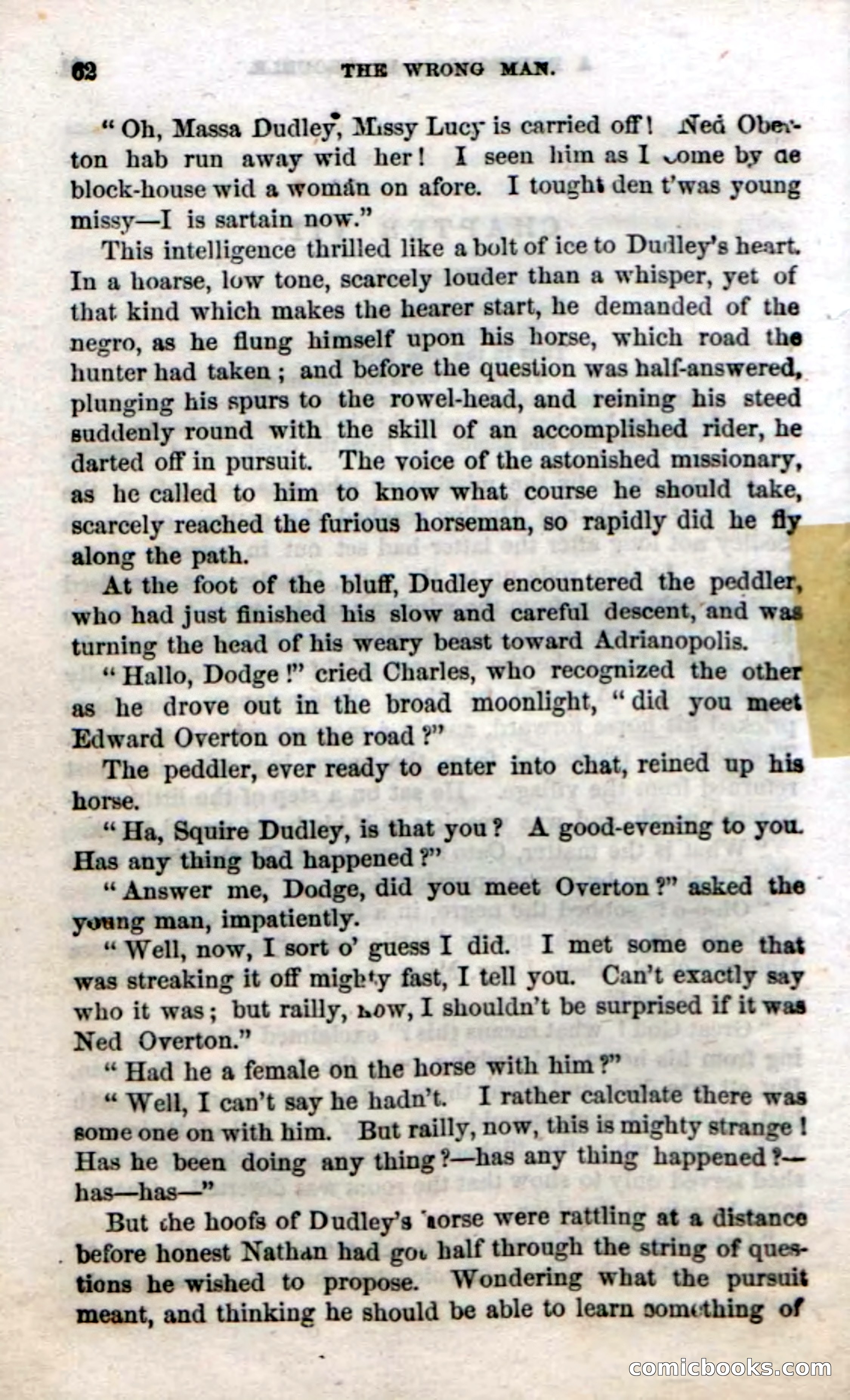 Beadle's Dime Novels No. 38: The Wrong Man — page 60 of 120