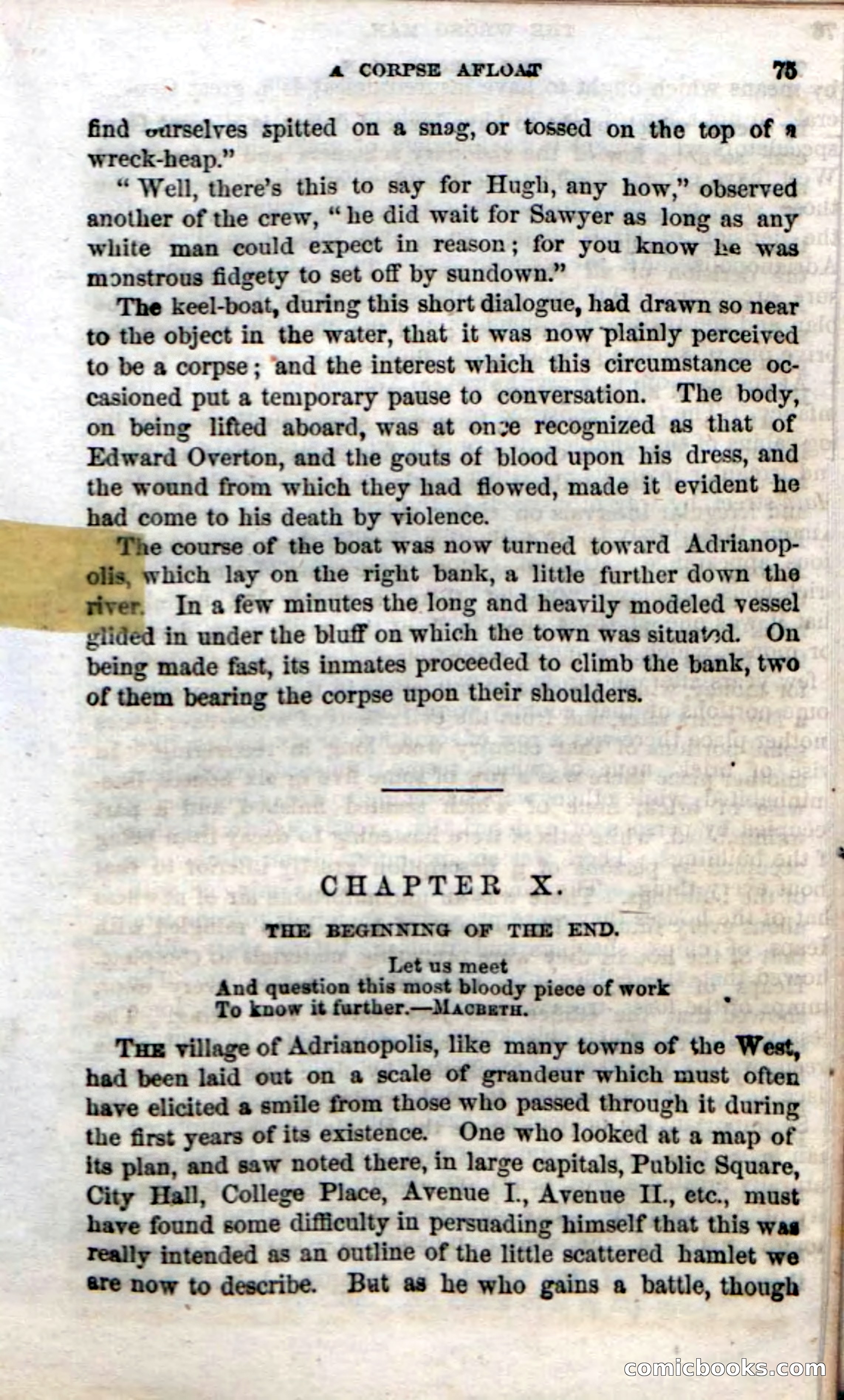 Beadle's Dime Novels No. 38: The Wrong Man — page 73 of 120