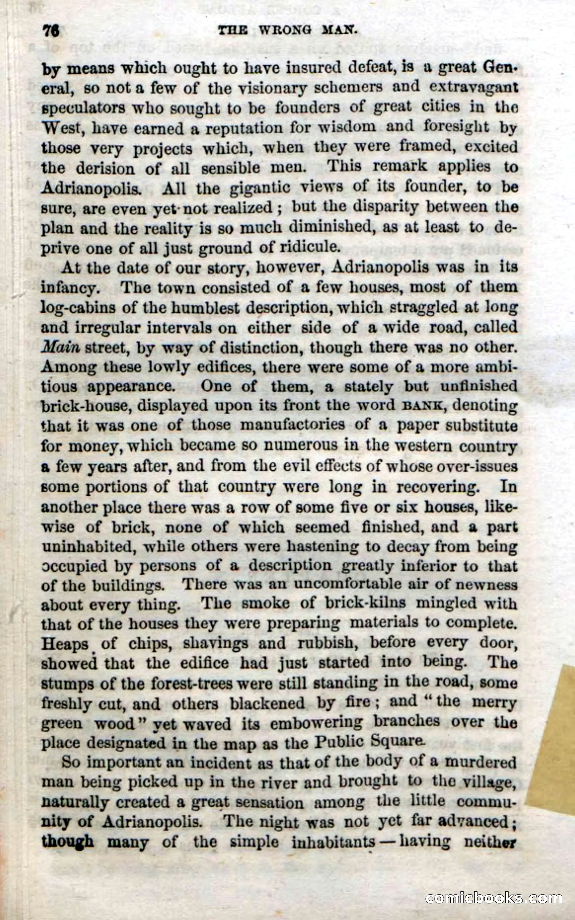 Beadle's Dime Novels No. 38: The Wrong Man — page 74 of 120