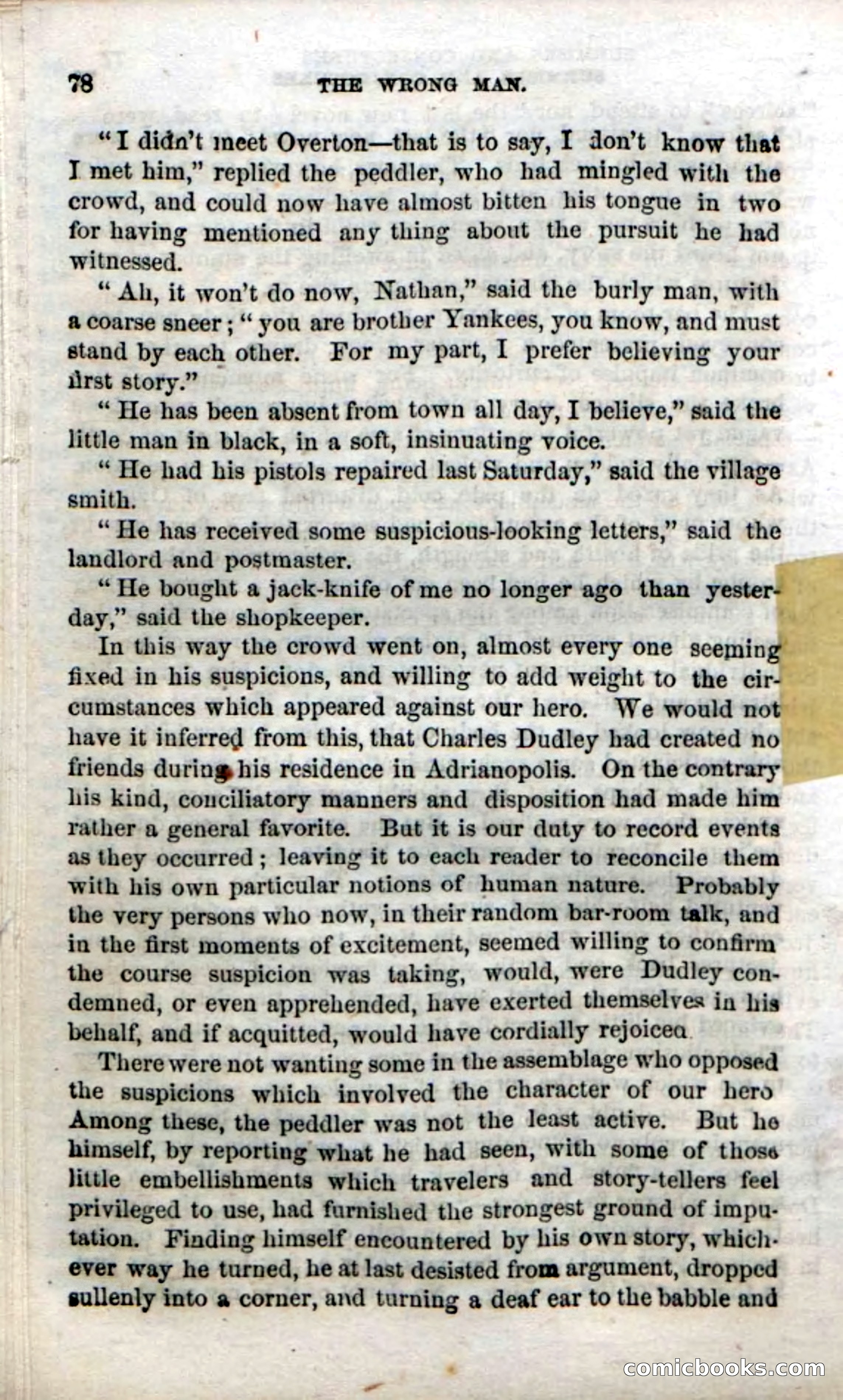 Beadle's Dime Novels No. 38: The Wrong Man — page 76 of 120