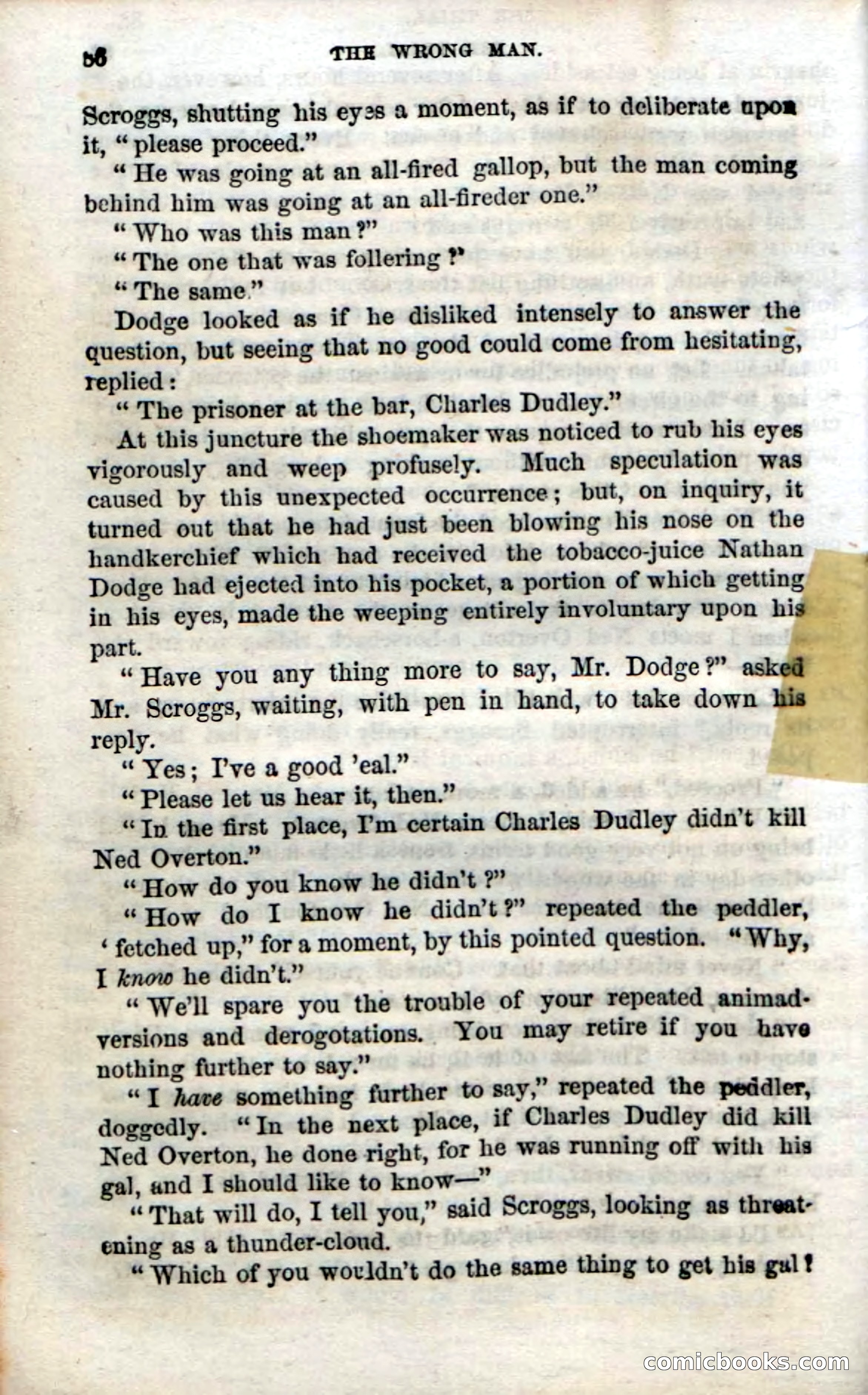 Beadle's Dime Novels No. 38: The Wrong Man — page 84 of 120