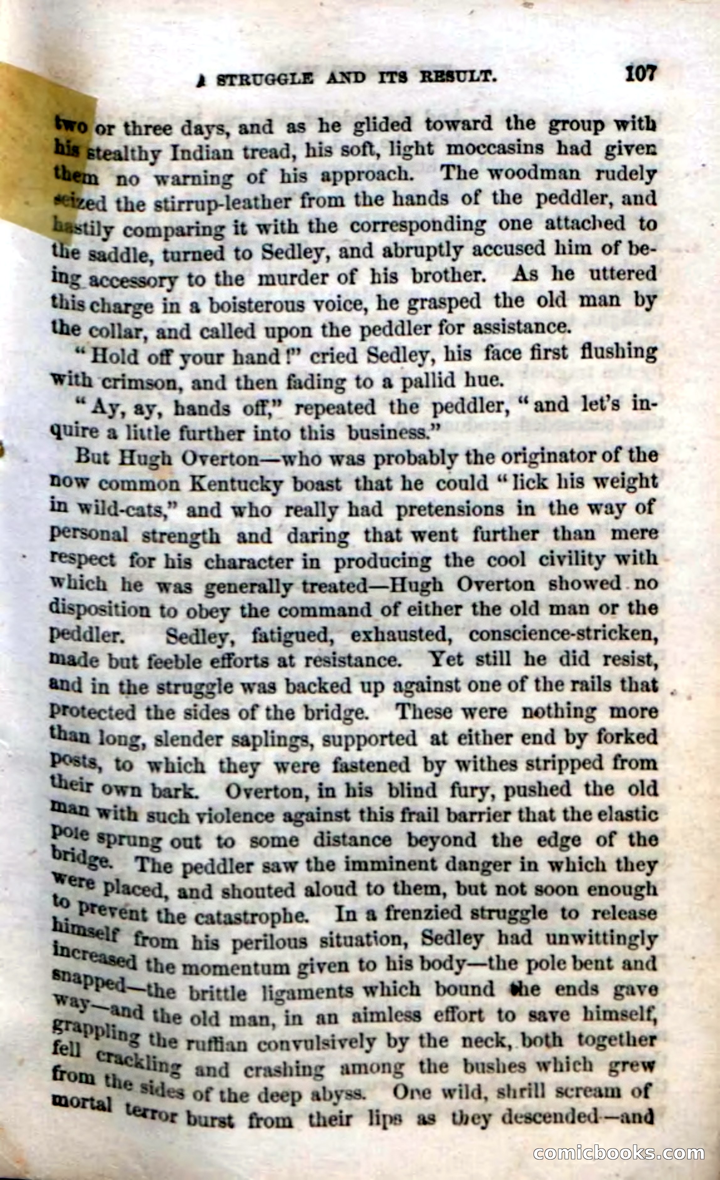 Beadle's Dime Novels No. 38: The Wrong Man — page 105 of 120