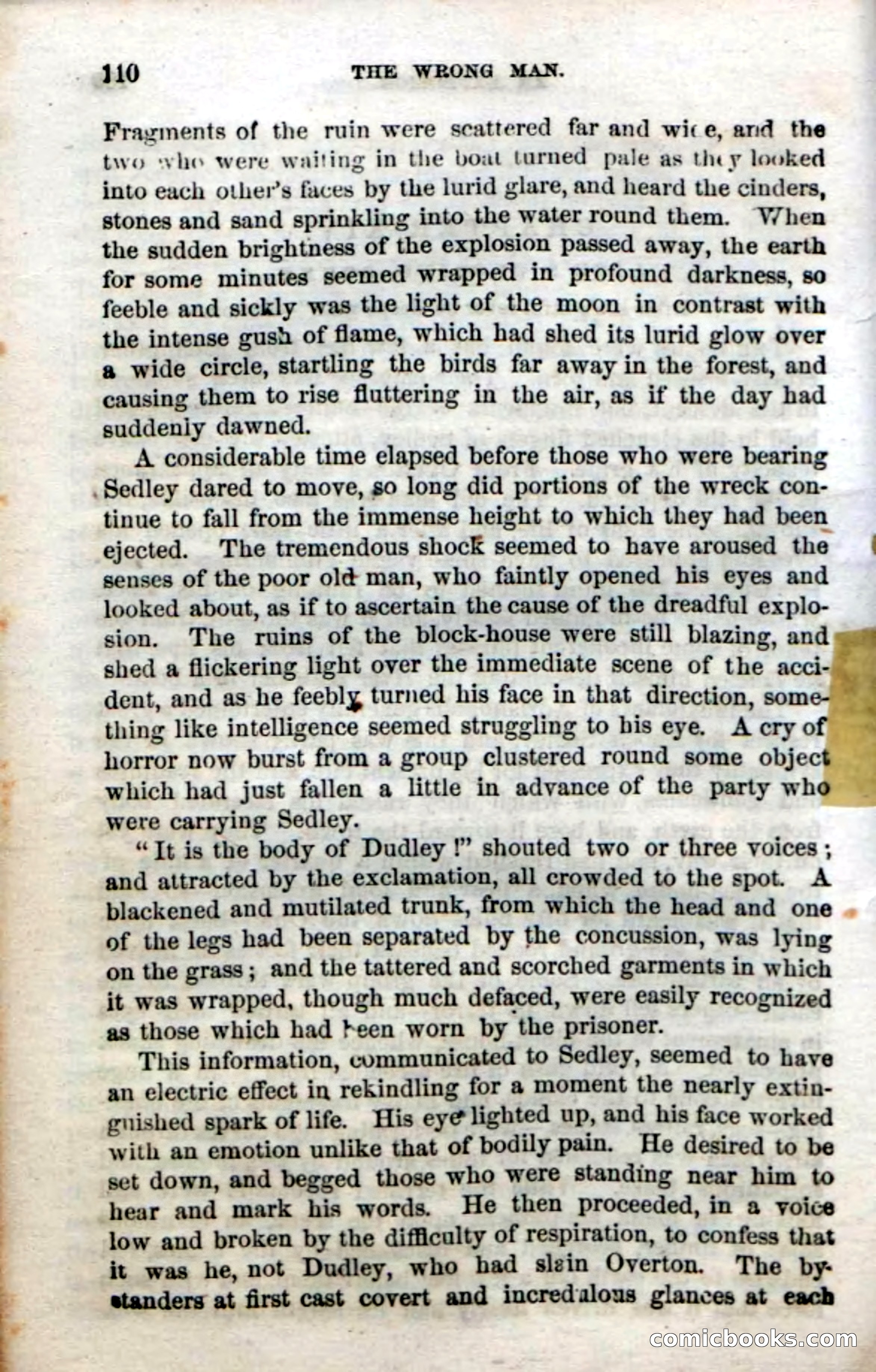 Beadle's Dime Novels No. 38: The Wrong Man — page 108 of 120